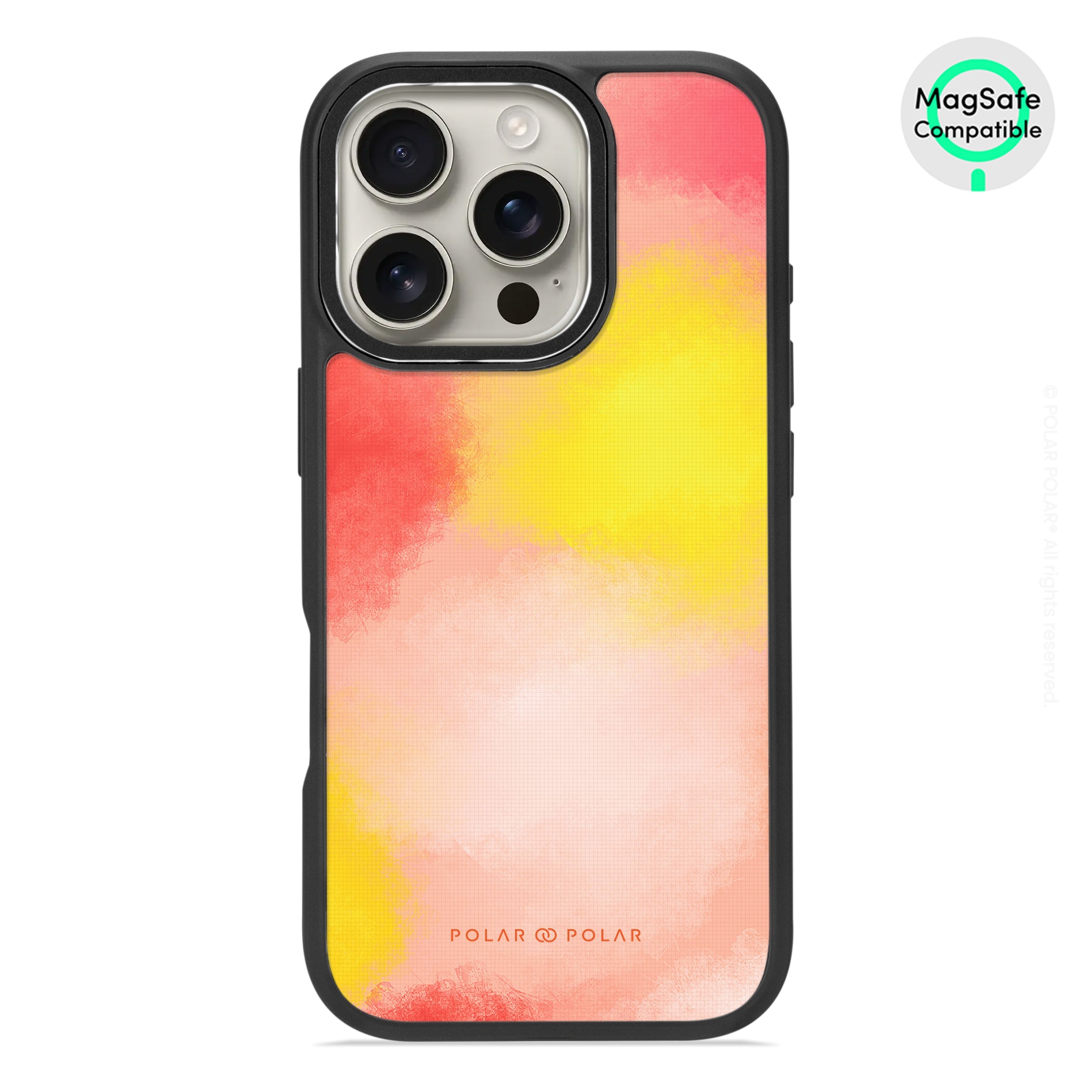 Clouds in Fall - iPhone 16 Pro Frosted Black Bumper MagSafe Case
