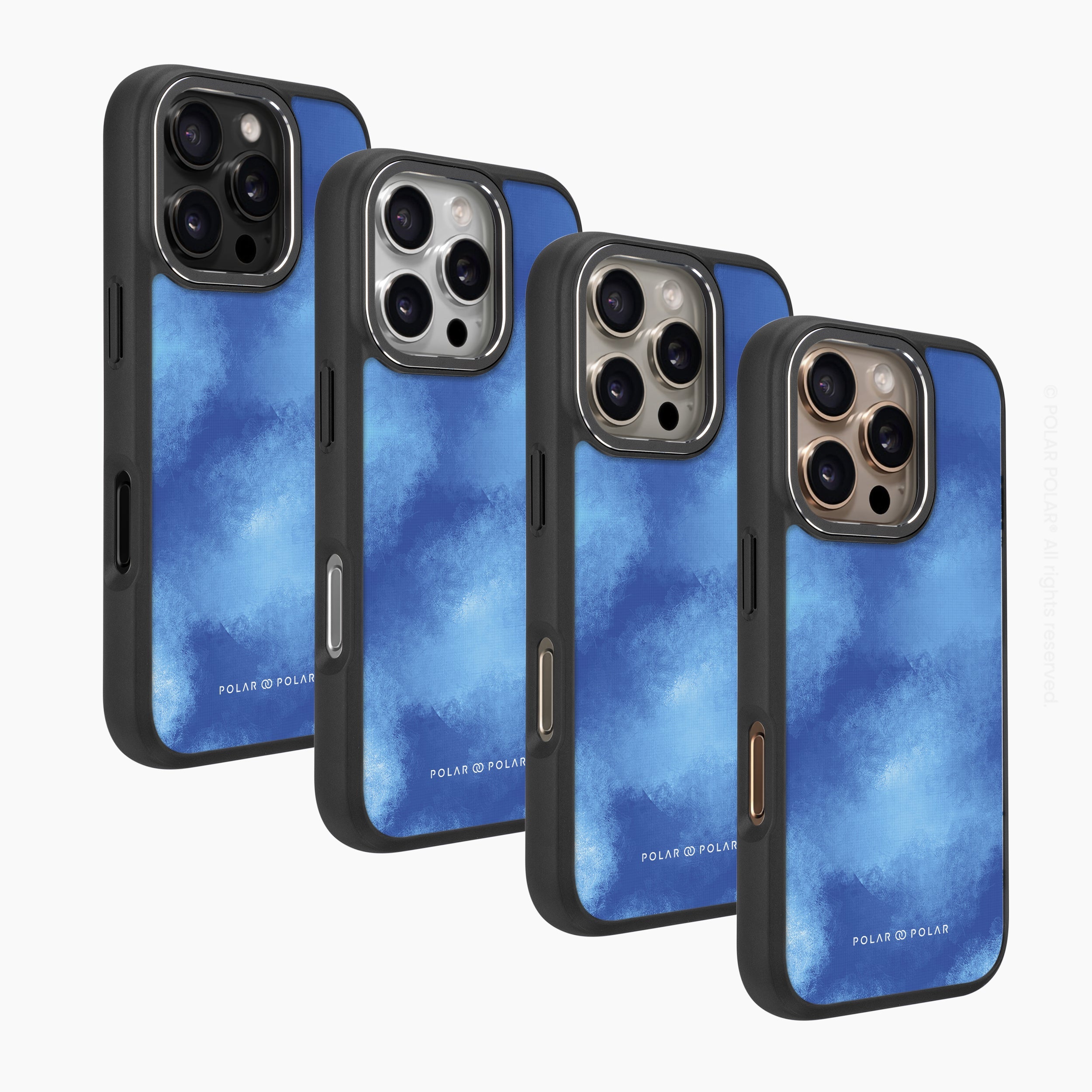Clouds in Summer - iPhone 16 Pro Frosted Black Bumper MagSafe Case