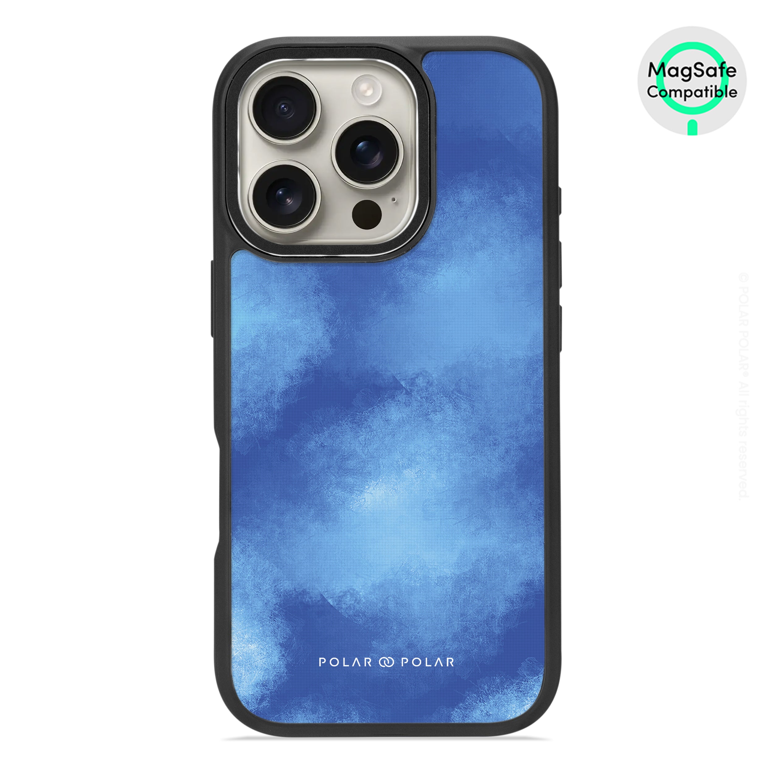 Clouds in Summer - iPhone 16 Pro Frosted Black Bumper MagSafe Case
