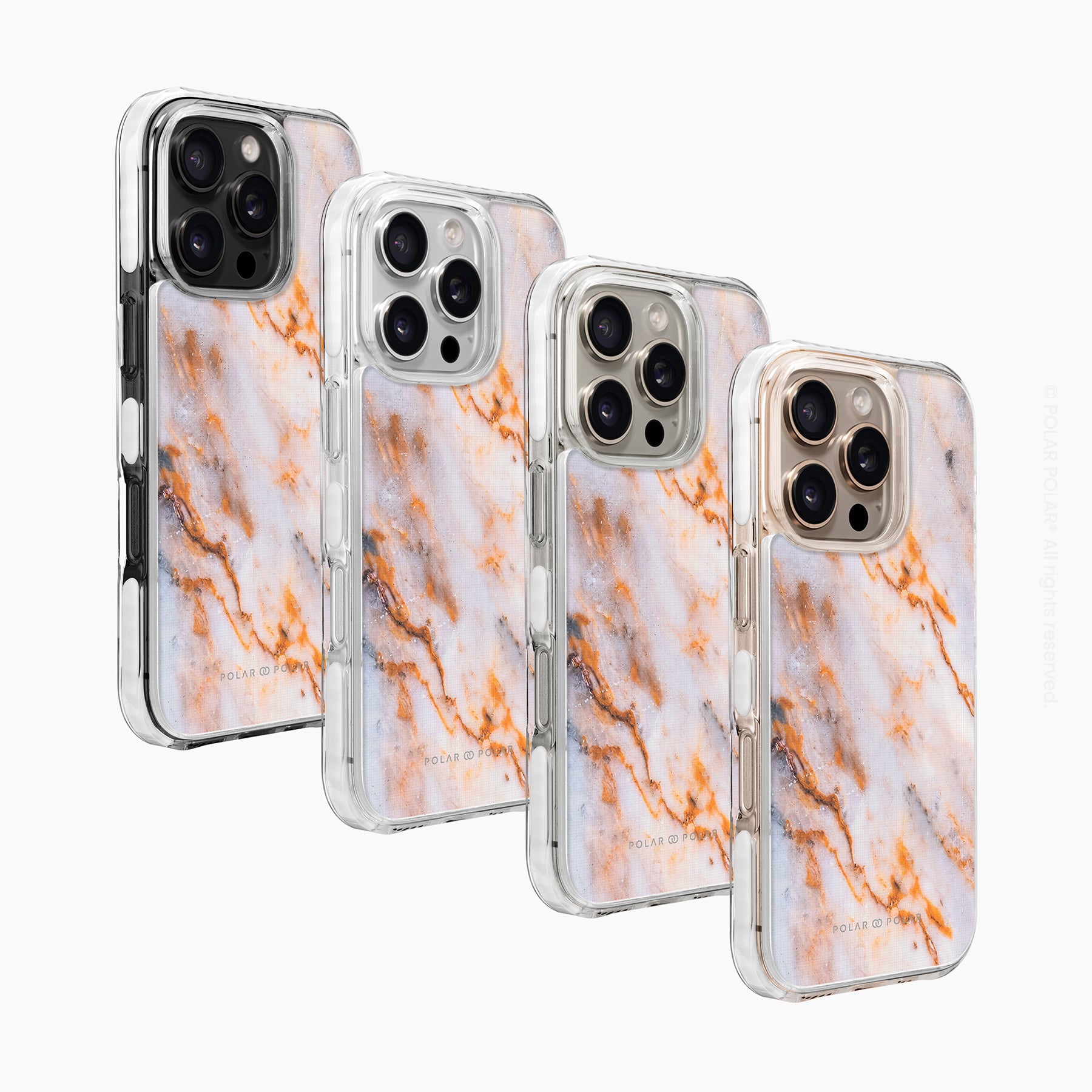 Coffee Cream - iPhone 16 Pro Max Clear Bumper MagSafe Case