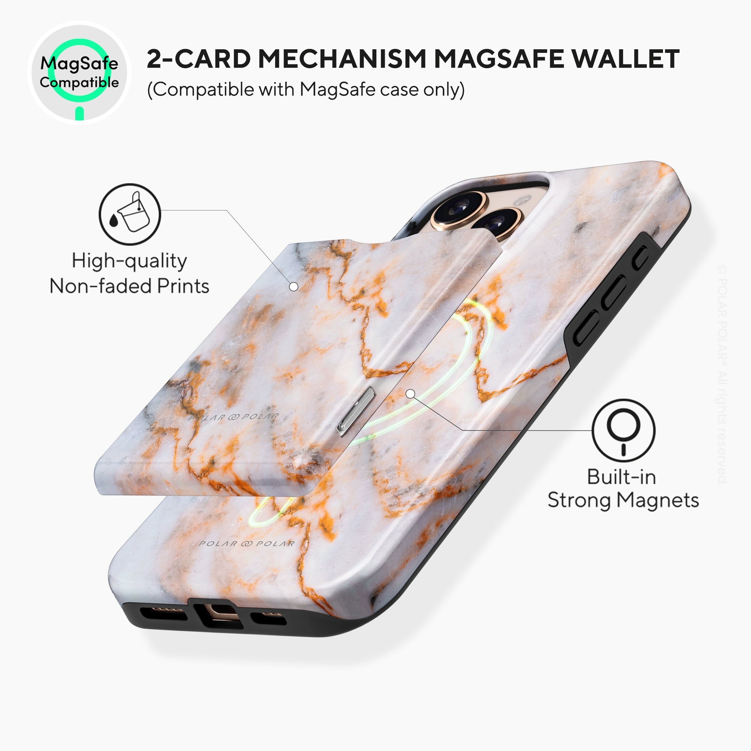 Coffee Cream MagSafe Wallet
