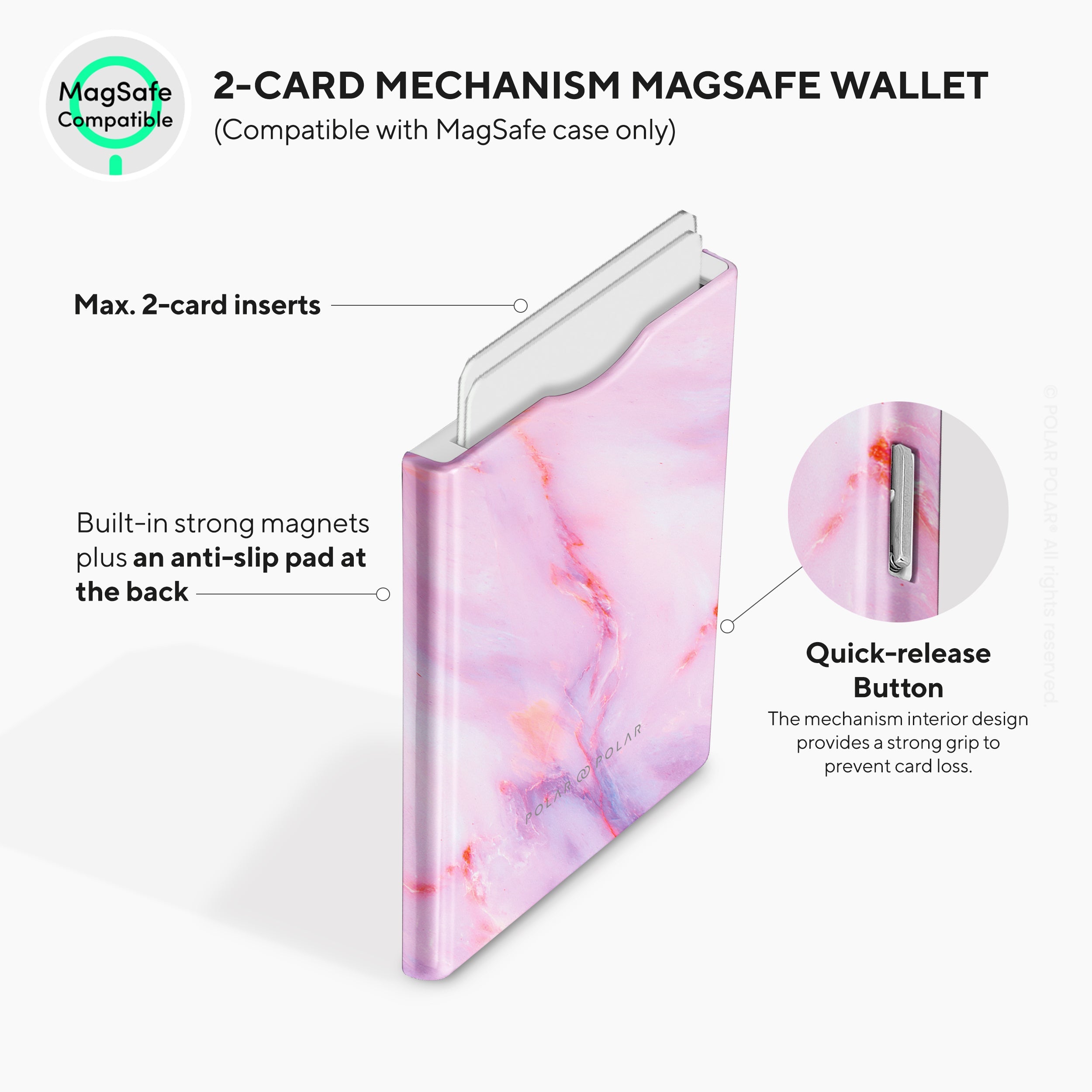 Cotton Candy MagSafe Wallet