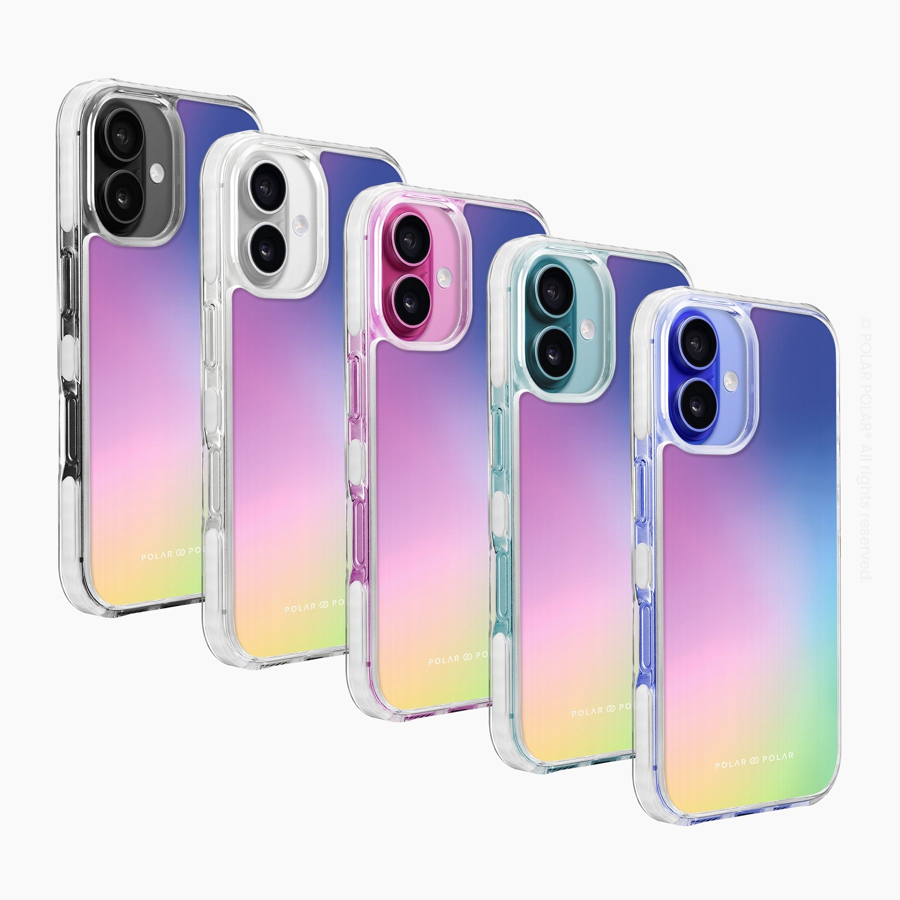 Daydream Holo - iPhone 16 Plus Clear Bumper MagSafe Case