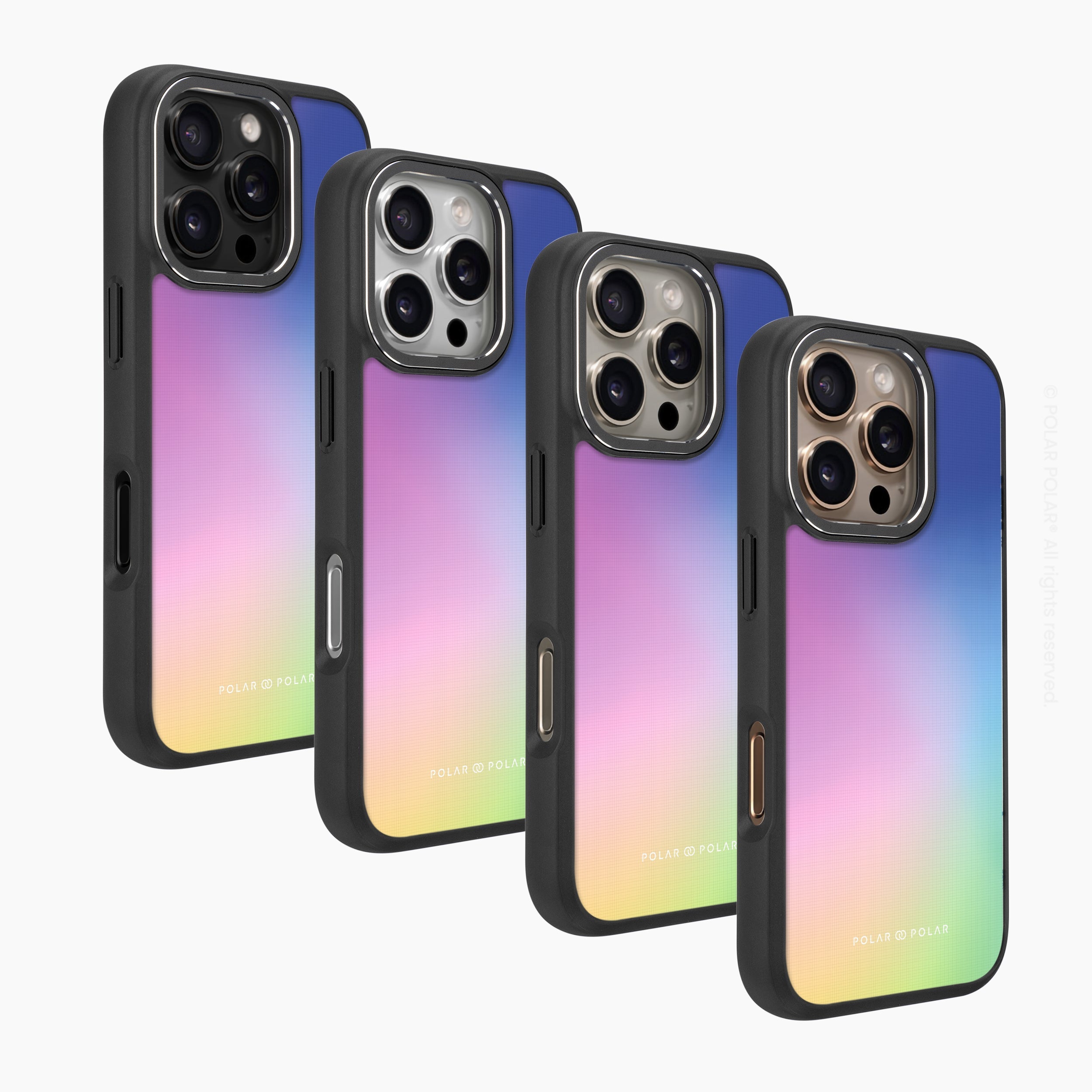 Daydream Holo - iPhone 16 Pro Frosted Black Bumper MagSafe Case