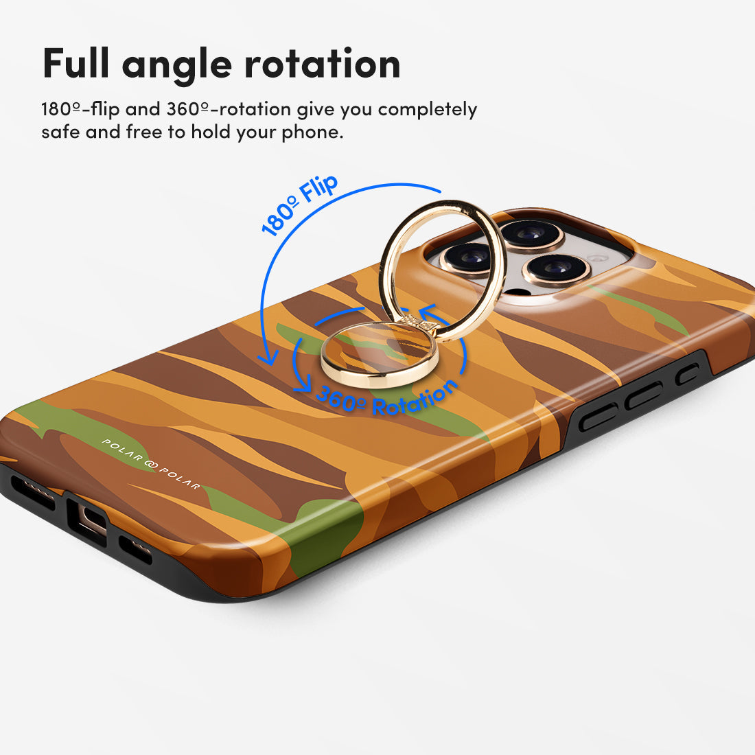 Desert Camo Adhesive Phone Ring Holder