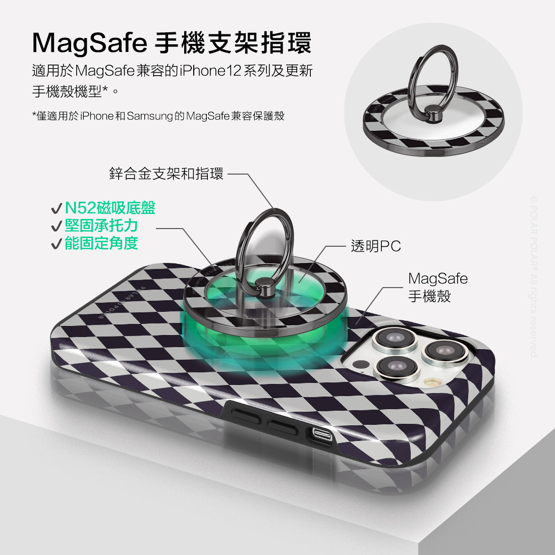 Standard_MagSafe Phone Grip and Ring Holder | TC