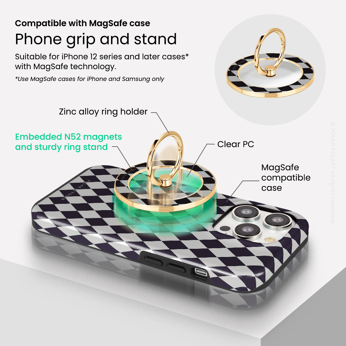 Standard_MagSafe Phone Grip and Ring Holder