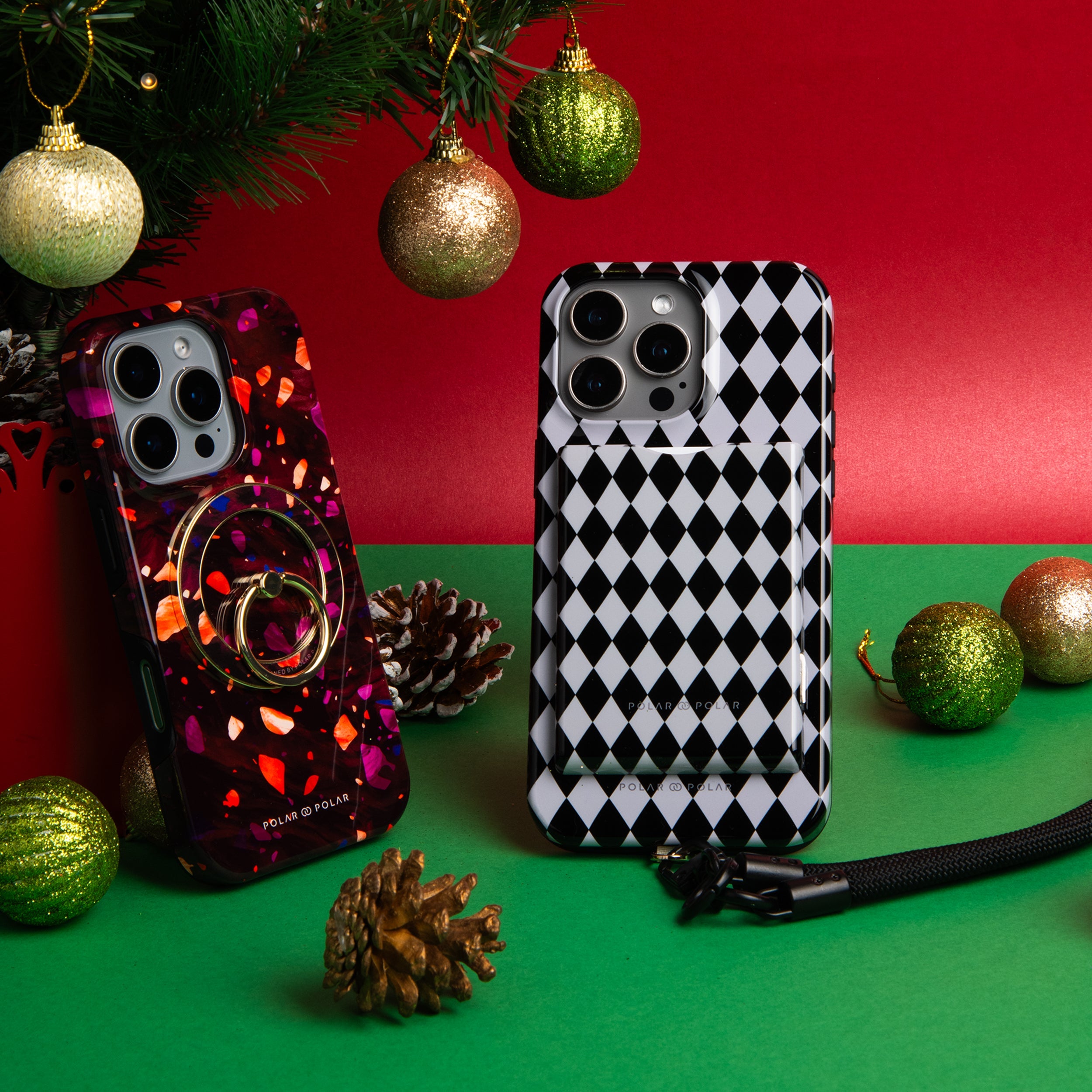 Diamond Black Checker - iPhone 17 Pro Case