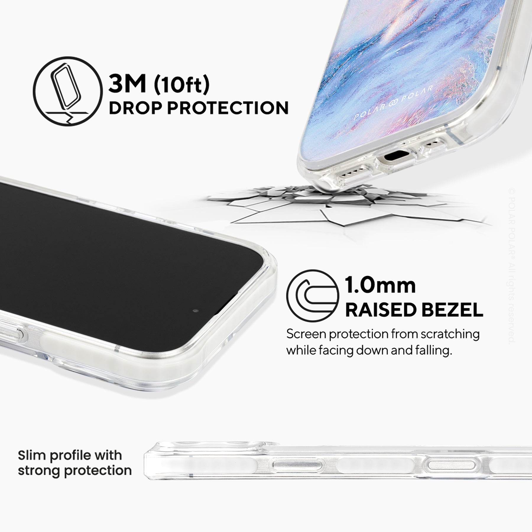飄飄仙子紋 - iPhone 16 Pro 透明邊防摔 MagSafe 手機殼
