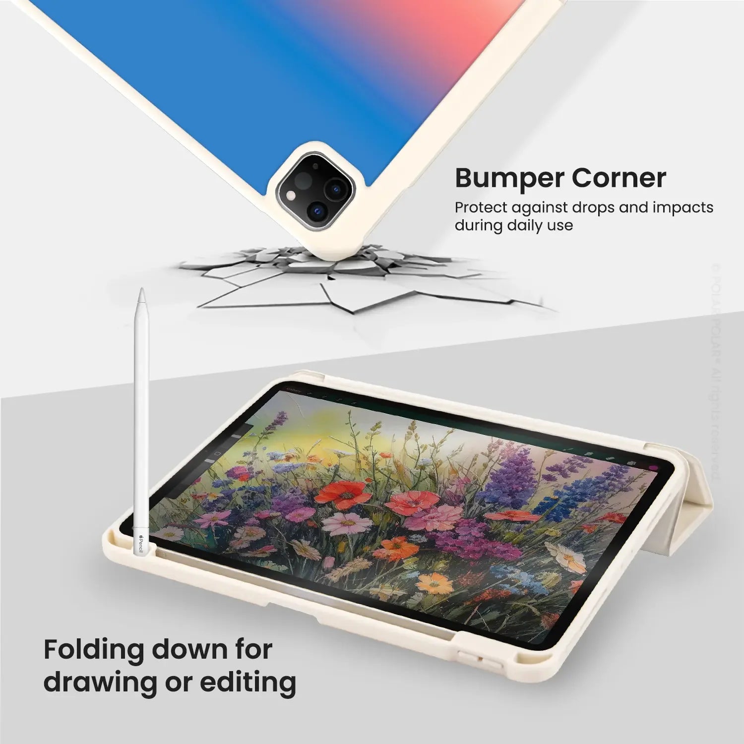 Standard_iPad Pro 11-inch (4th 3rd 2nd gen) | Milky White