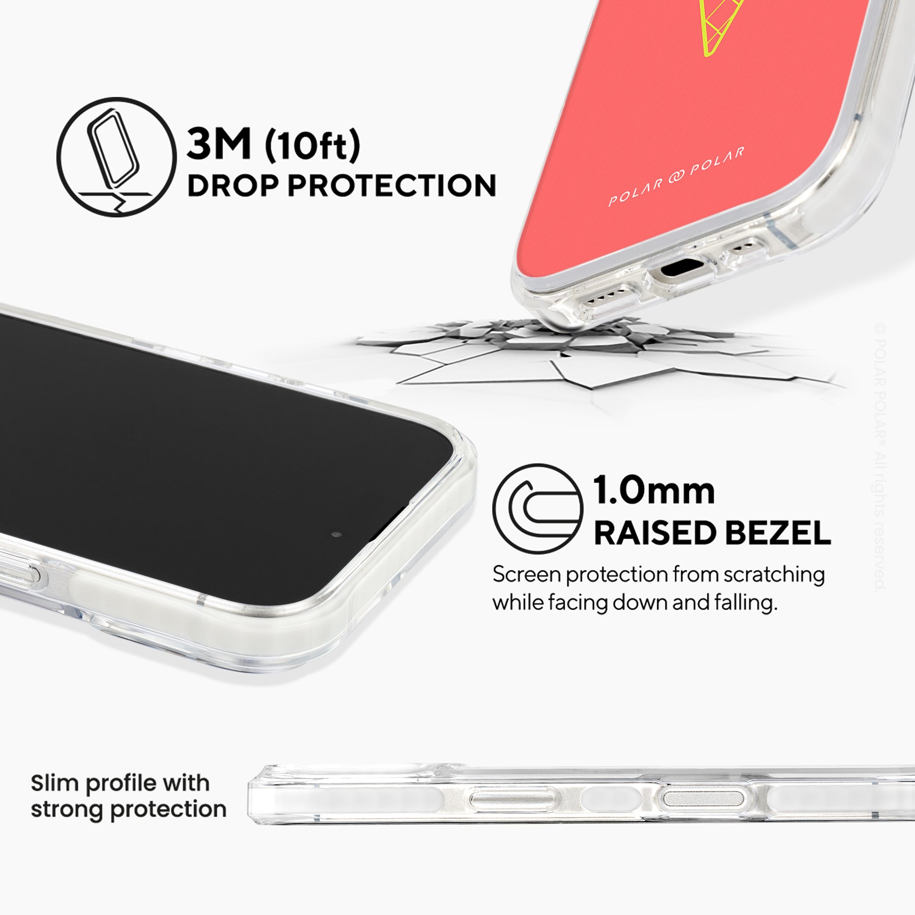Fujisan Coral Ice Cream - iPhone 16 Clear Bumper MagSafe Case