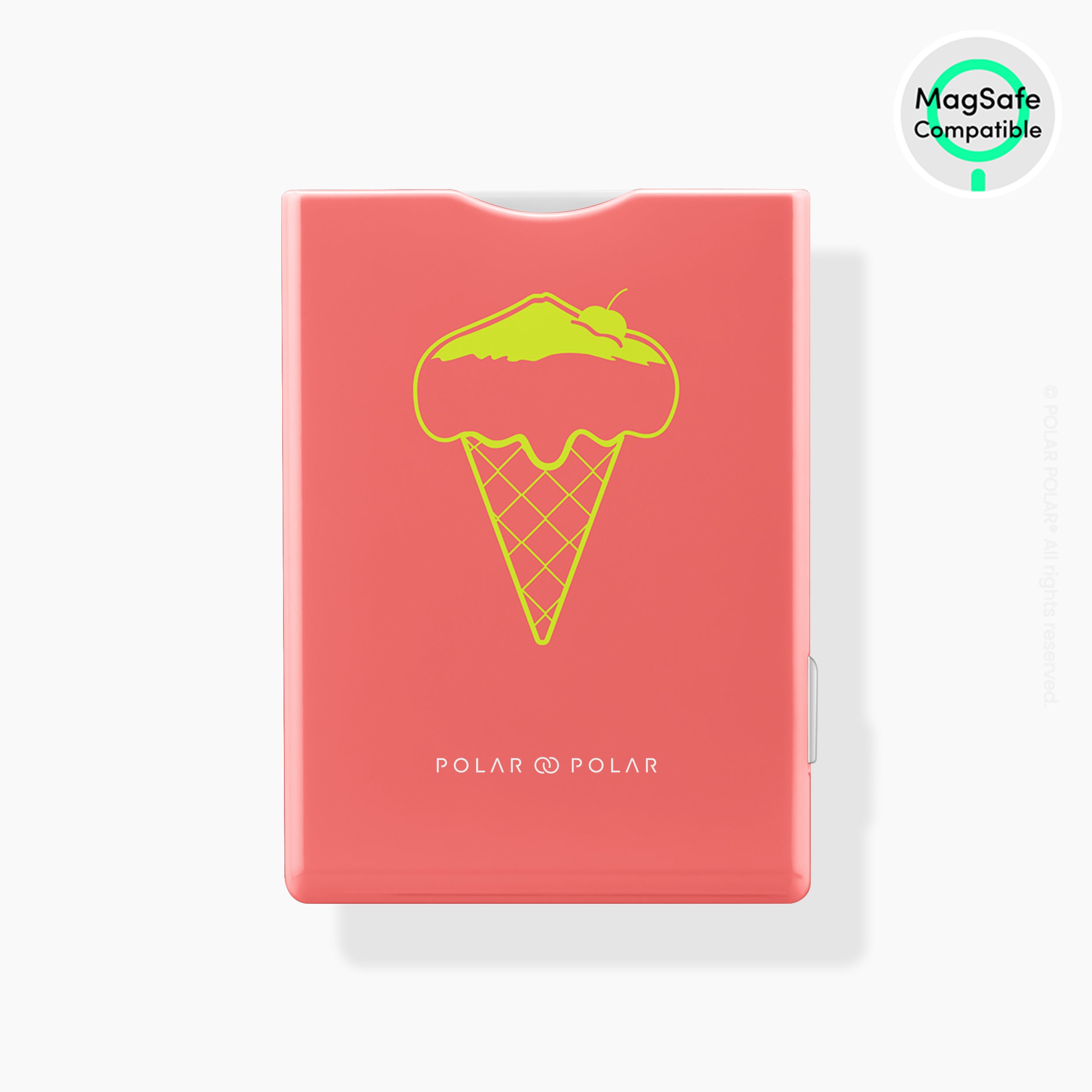 Fujisan Coral Ice Cream MagSafe Wallet