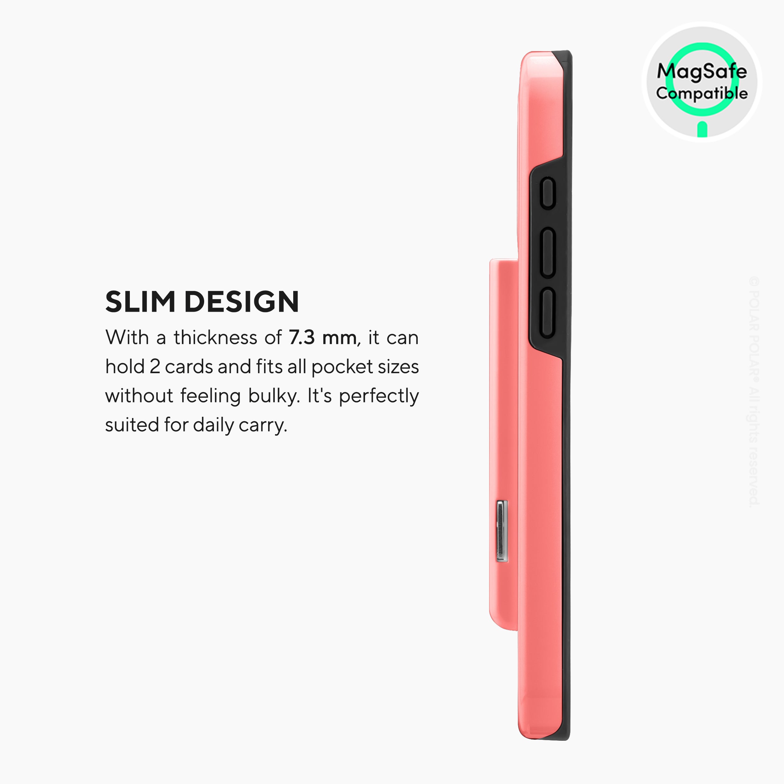 Fujisan Coral Ice Cream MagSafe Wallet
