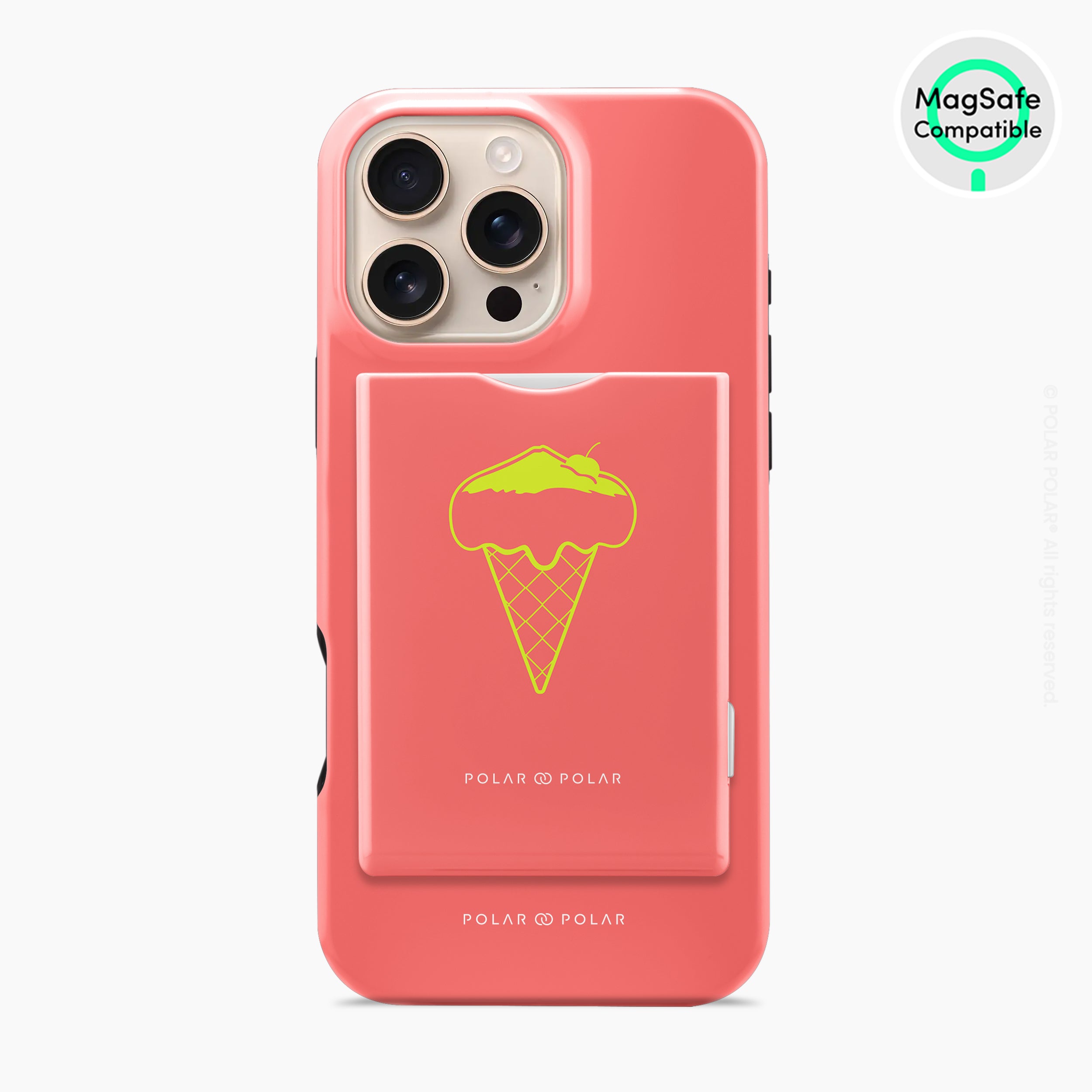 Fujisan Coral Ice Cream MagSafe Wallet
