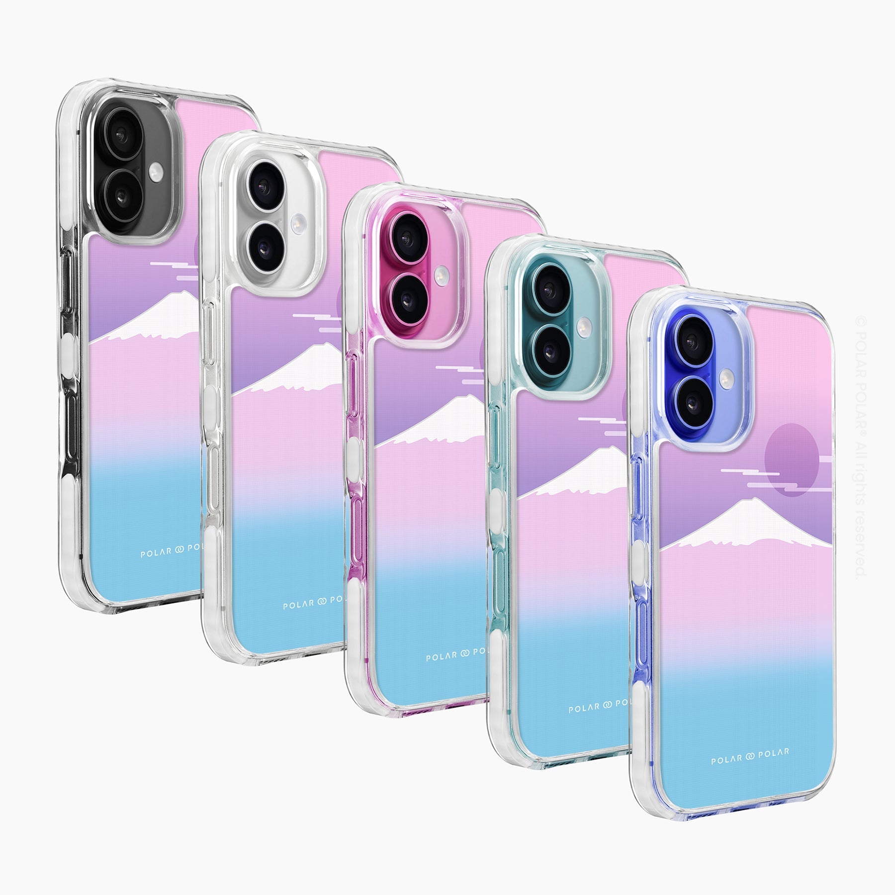 Fujisan Romance - iPhone 16 Plus Clear Bumper MagSafe Case