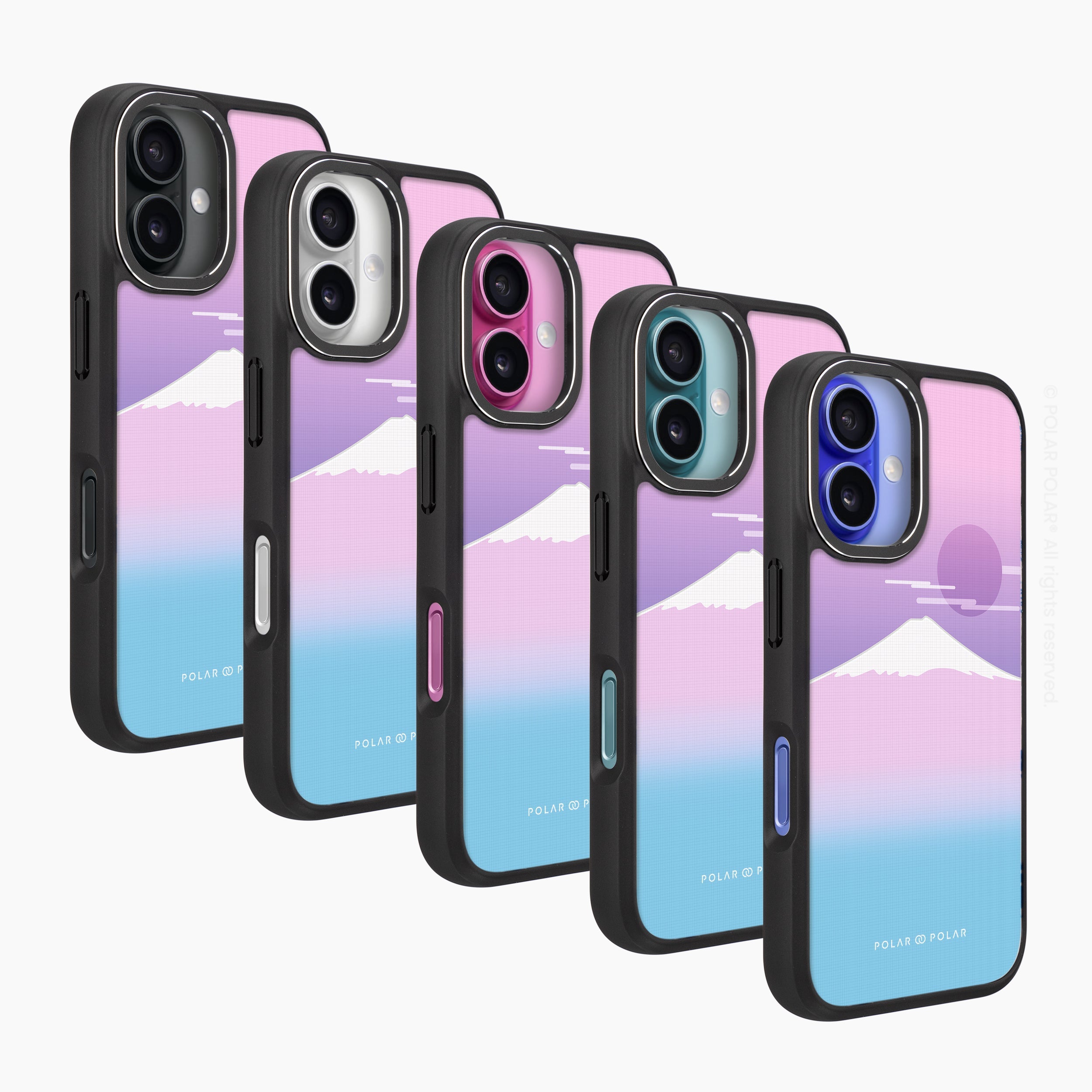 Fujisan Romance - iPhone 16 Frosted Black Bumper MagSafe Case