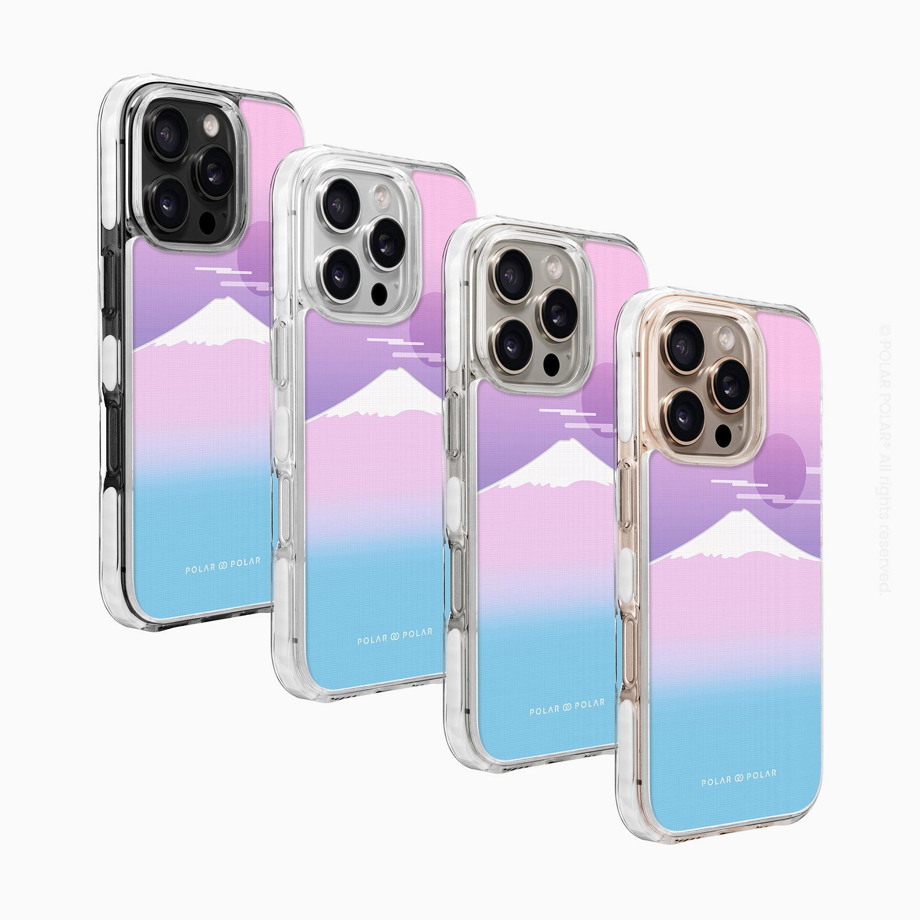 Fujisan Romance - iPhone 16 Pro Max Clear Bumper MagSafe Case