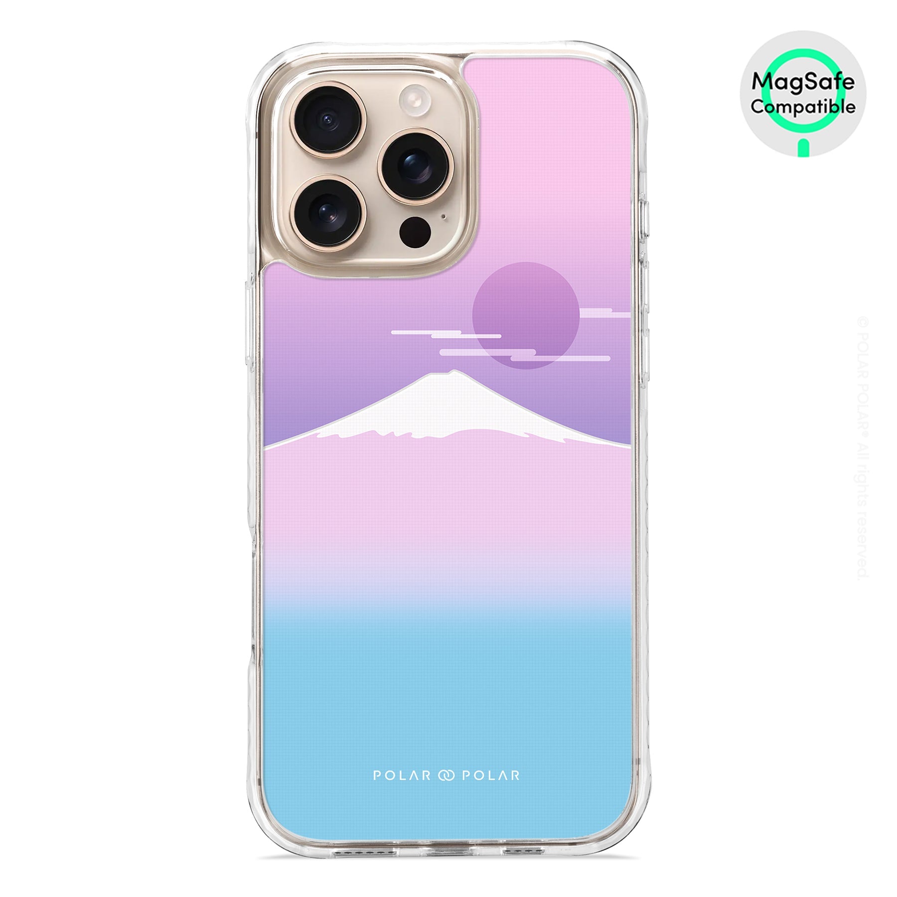Fujisan Romance - iPhone 16 Pro Max Clear Bumper MagSafe Case