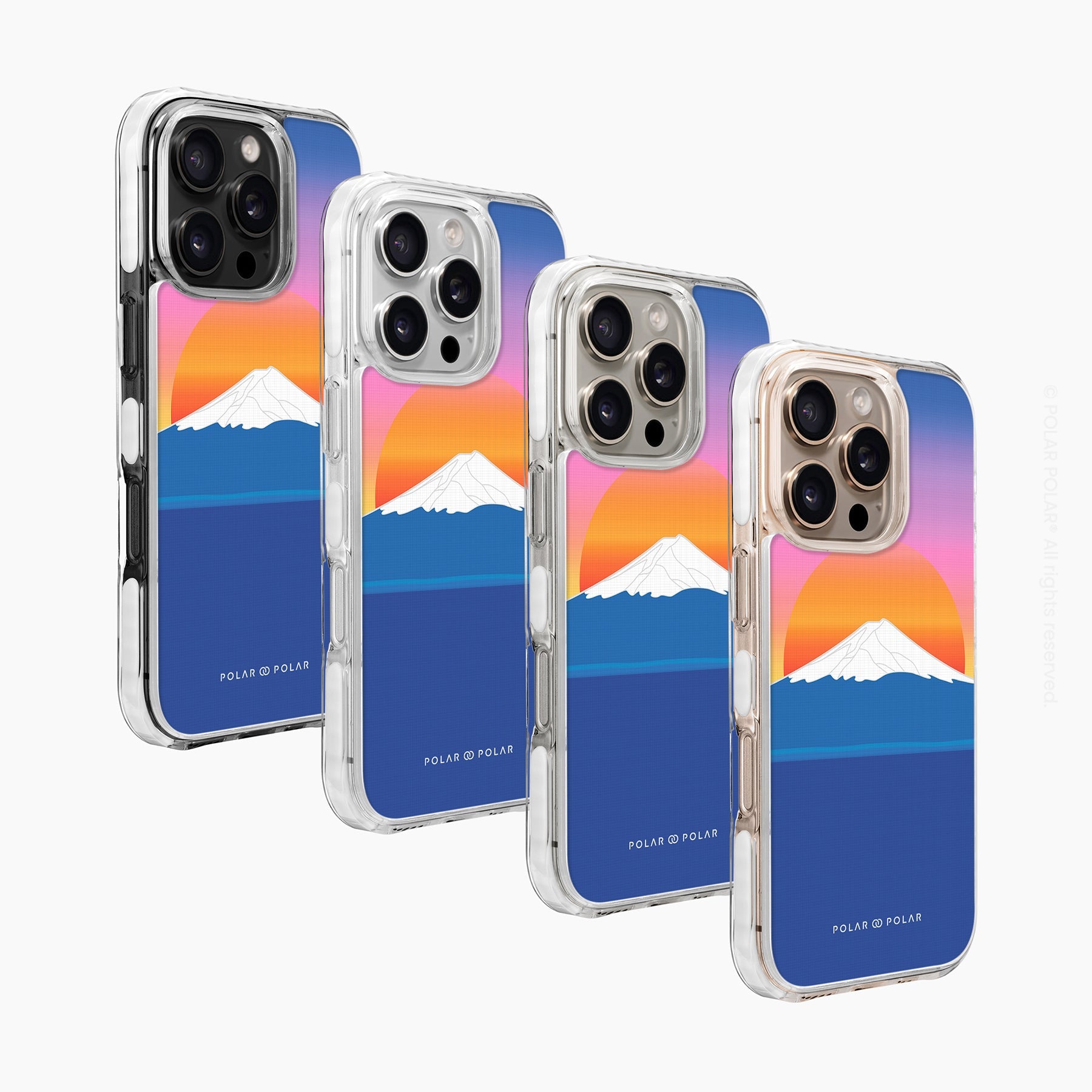 Fujisan Sunset - iPhone 16 Pro Max Clear Bumper MagSafe Case