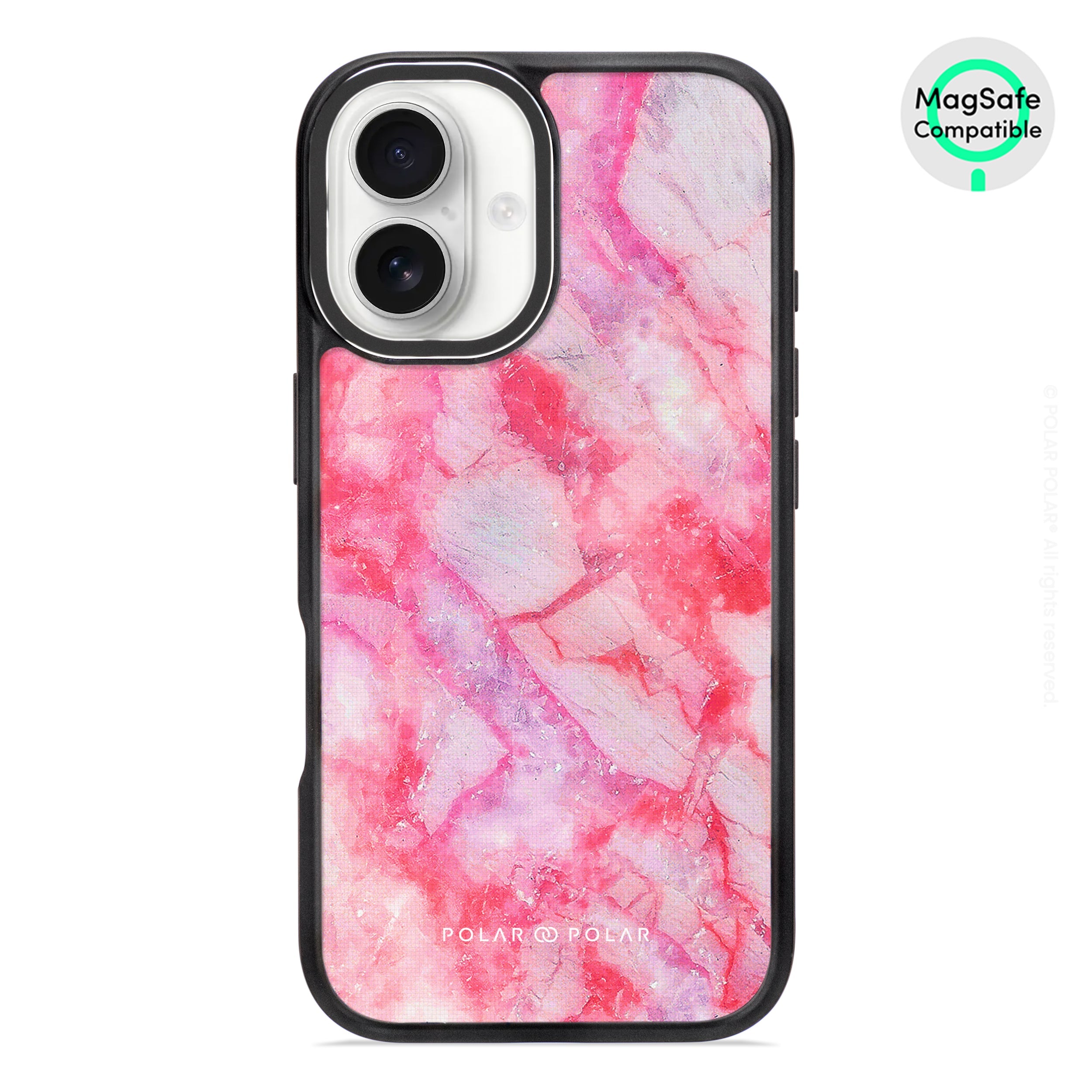 Gloaming Island - iPhone 16 Frosted Black Bumper MagSafe Case