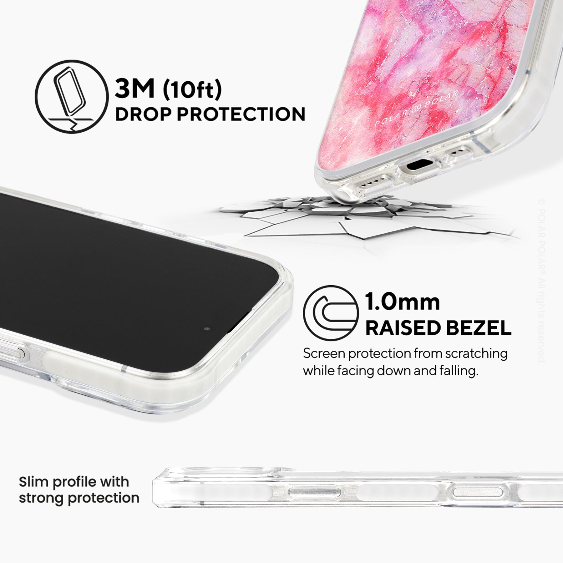 Gloaming Island - iPhone 16 Pro Max Clear Bumper MagSafe Case