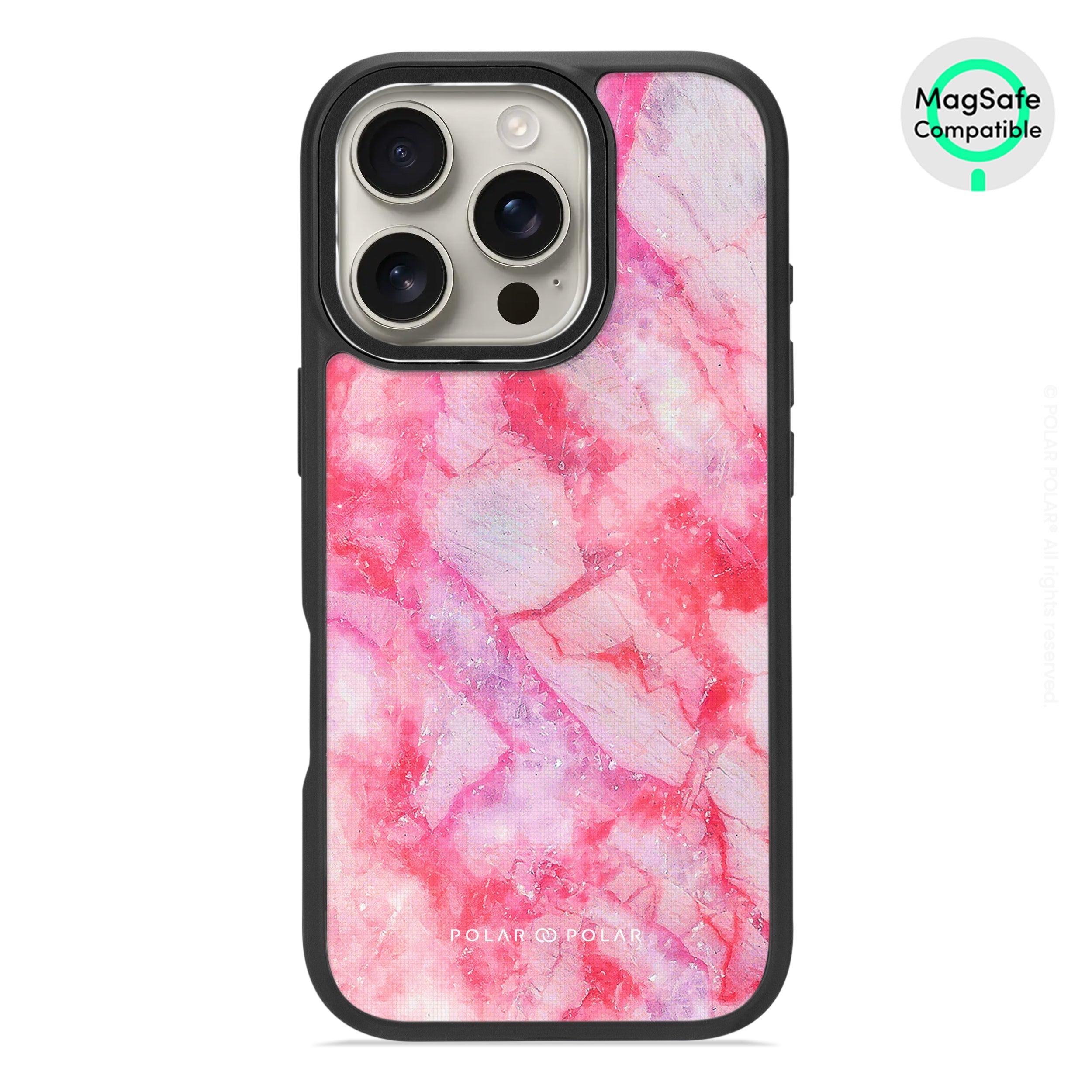 Gloaming Island - iPhone 16 Pro Frosted Black Bumper MagSafe Case