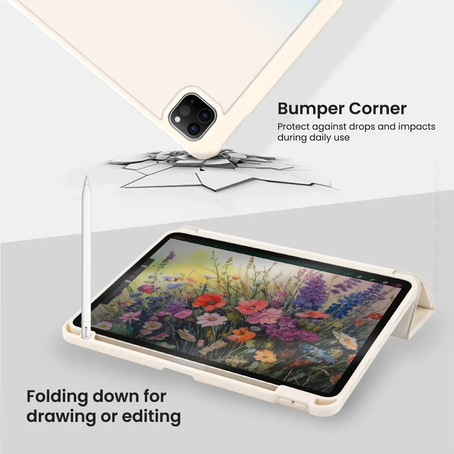 Standard_iPad Pro 11-inch (4th 3rd 2nd gen) | Milky White