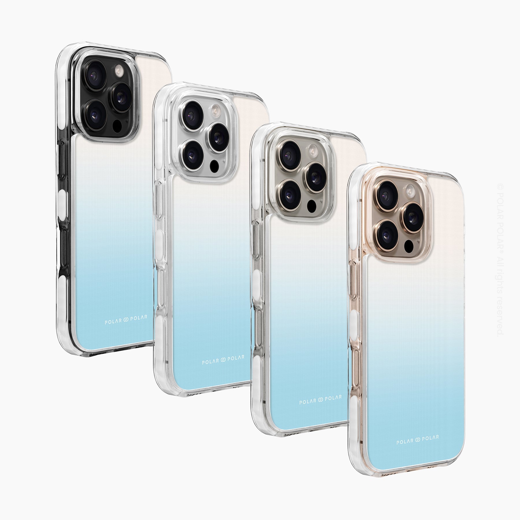 冰山粉彩 - iPhone 16 Pro Max 透明邊防摔 MagSafe 手機殼