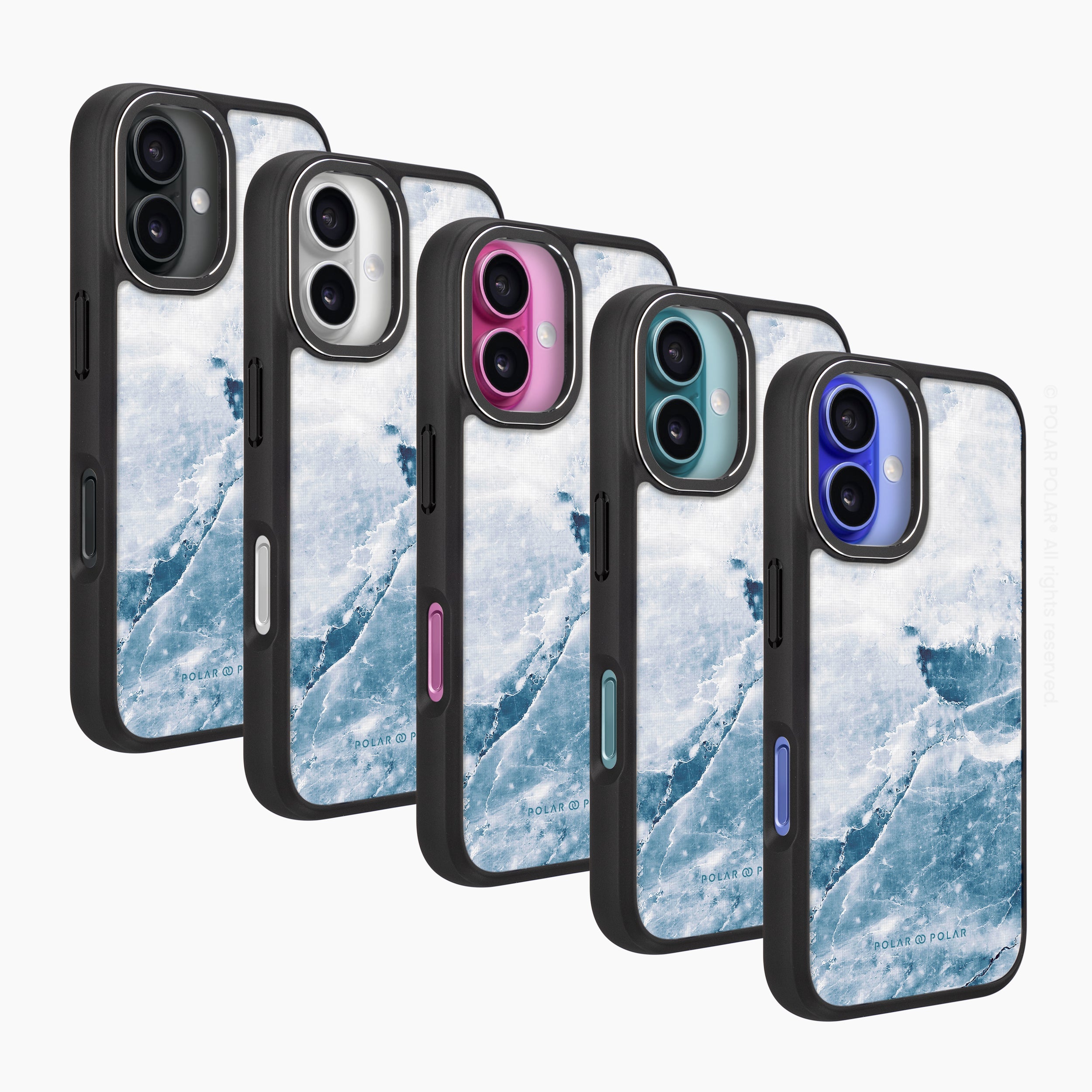 Icy - iPhone 16 Frosted Black Bumper MagSafe Case