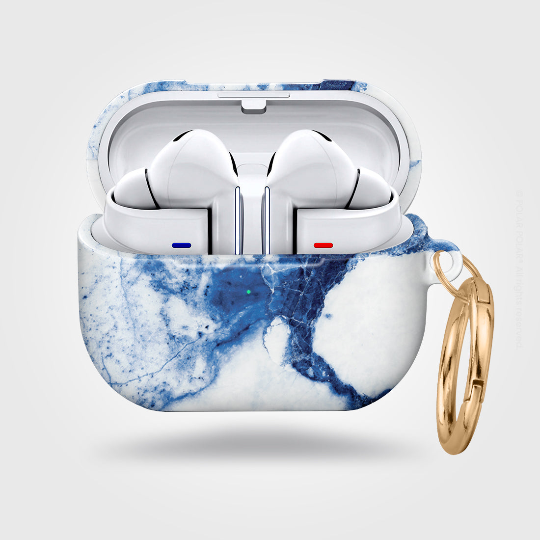Marble Samsung Galaxy Buds3 Pro Case - Indigo Vase cute and personalisable Buds3 Pro Case - POLAR POLAR