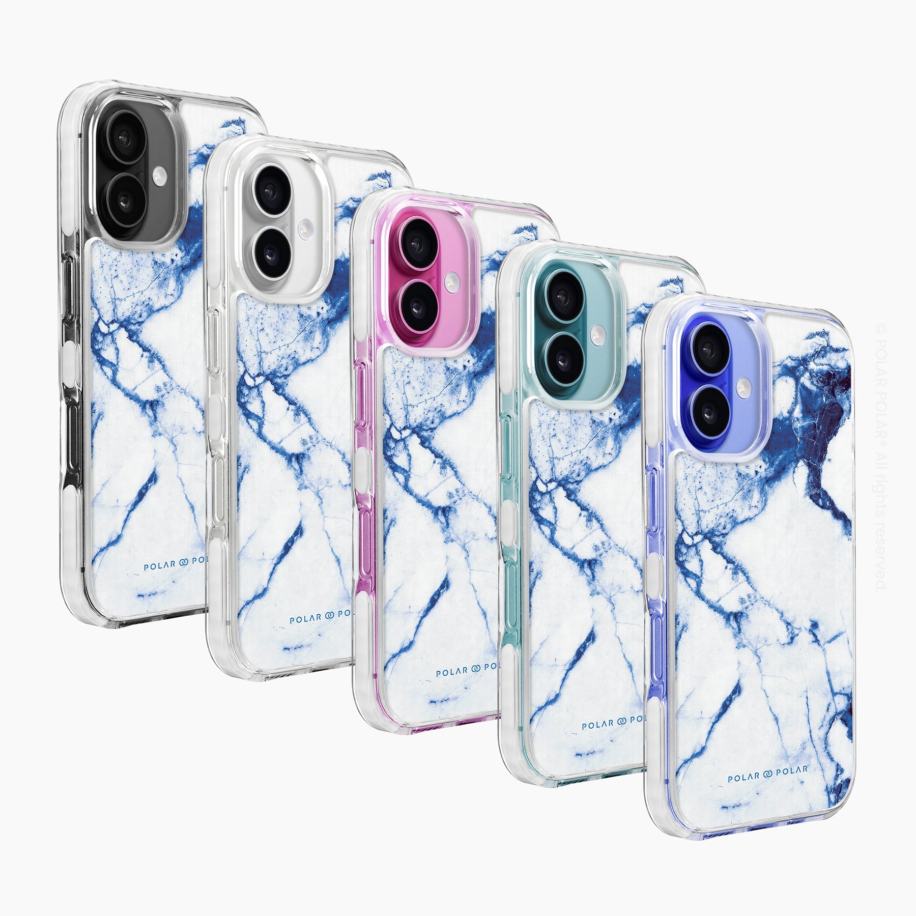 Indigo Vase - iPhone 16 Plus Clear Bumper MagSafe Case