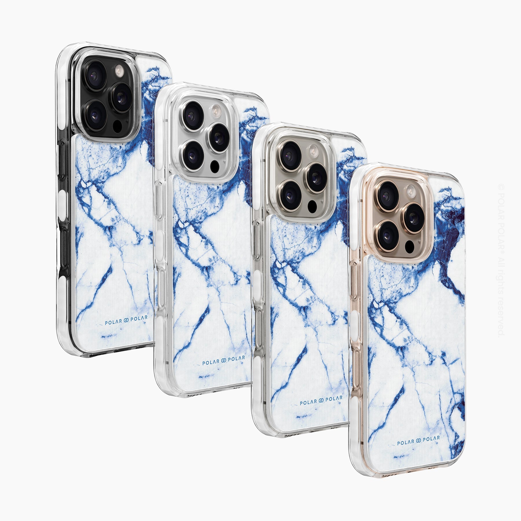 Indigo Vase - iPhone 16 Pro Max Clear Bumper MagSafe Case