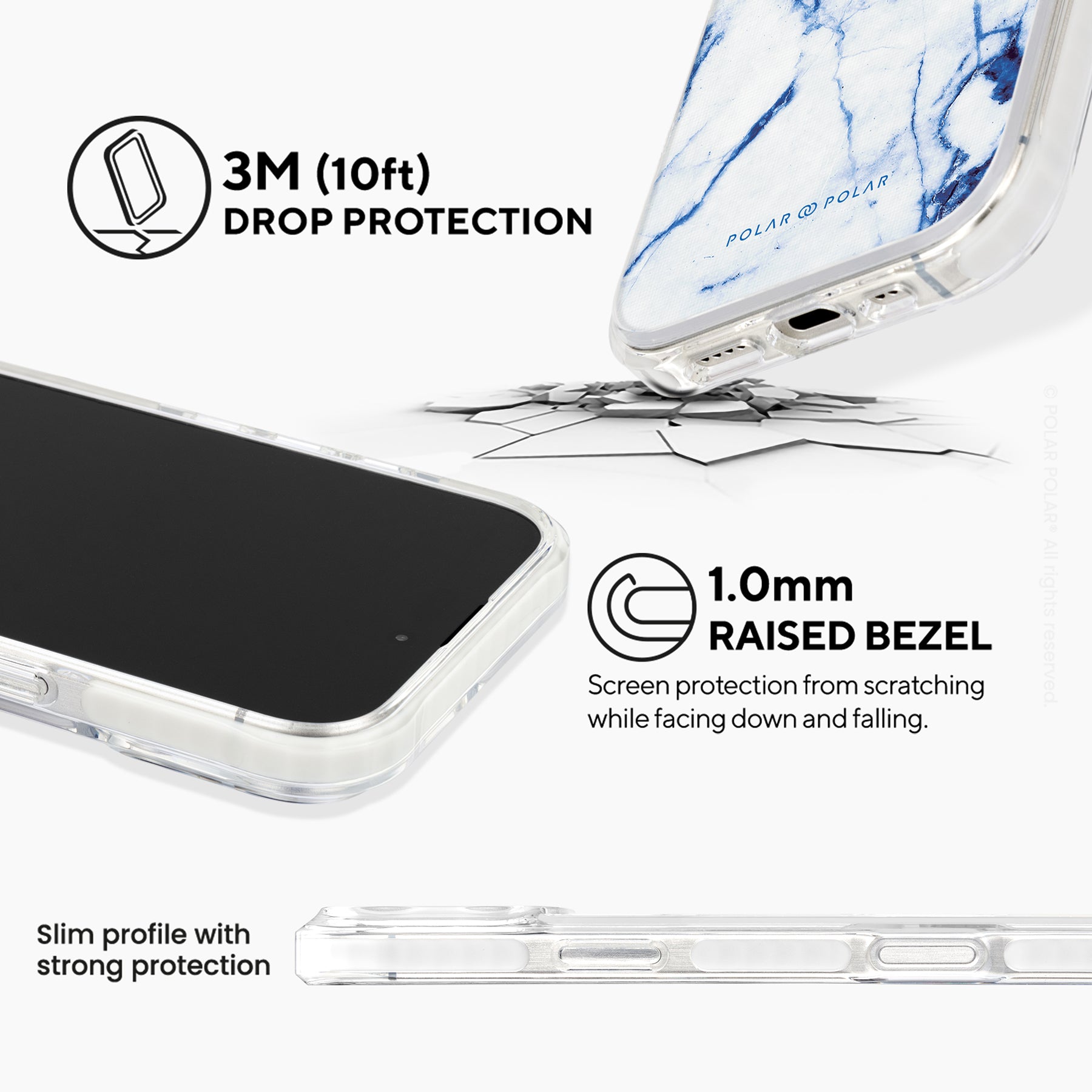 靛藍古瓶 - iPhone 16 Pro 透明邊防摔 MagSafe 手機殼