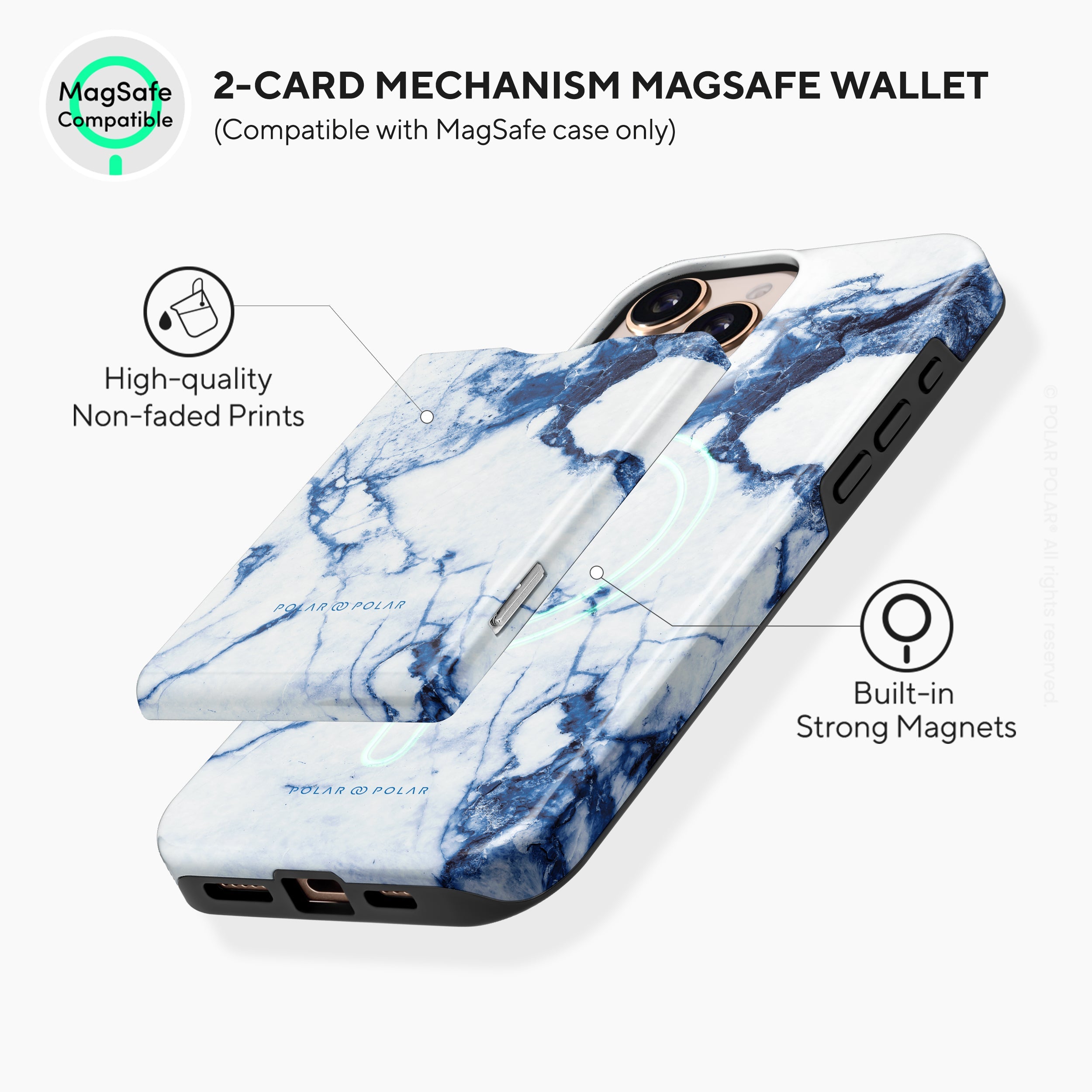 Indigo Vase MagSafe Wallet