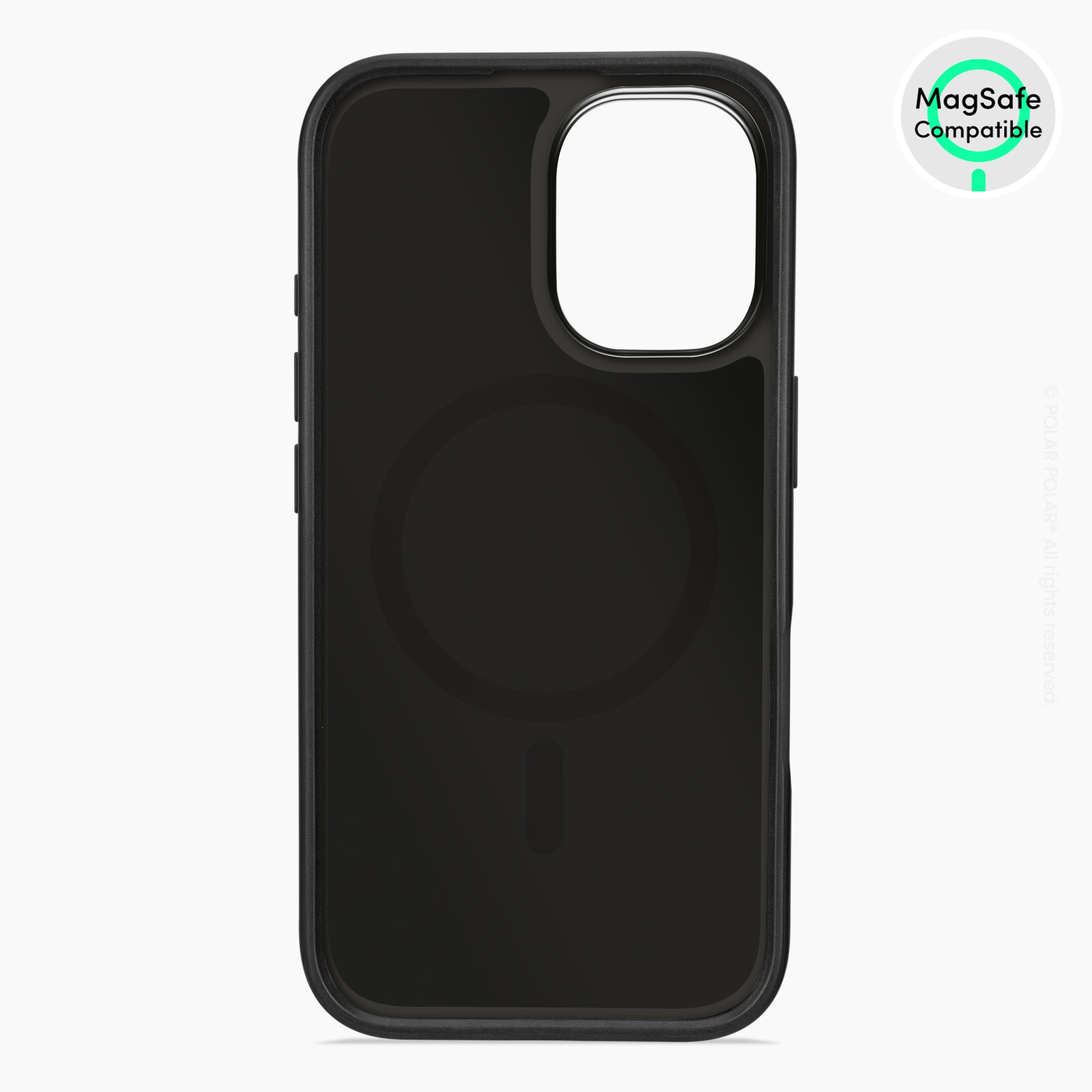 Malachite Terrazzo Gem - iPhone 16 Frosted Black Bumper MagSafe Case