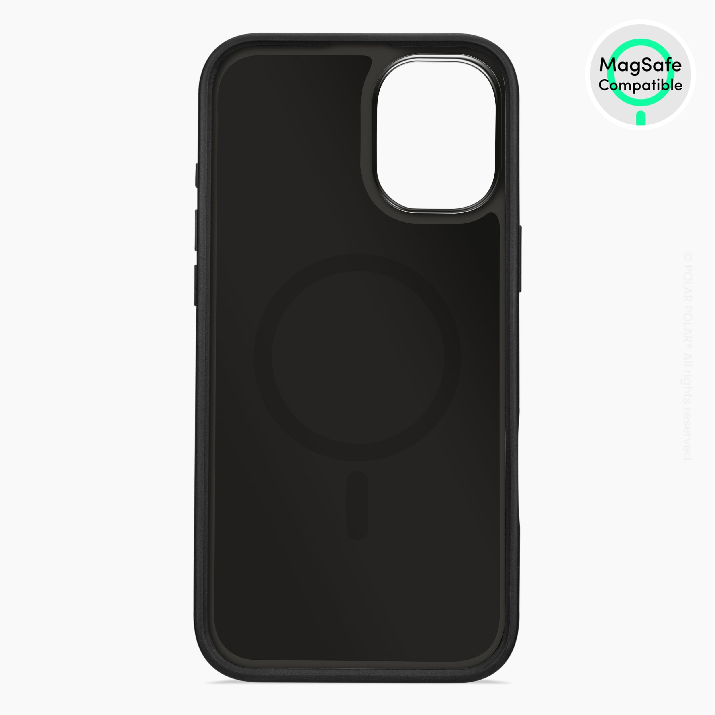 Fujisan Peach Ice Cream - iPhone 16 Plus Frosted Black Bumper MagSafe Case