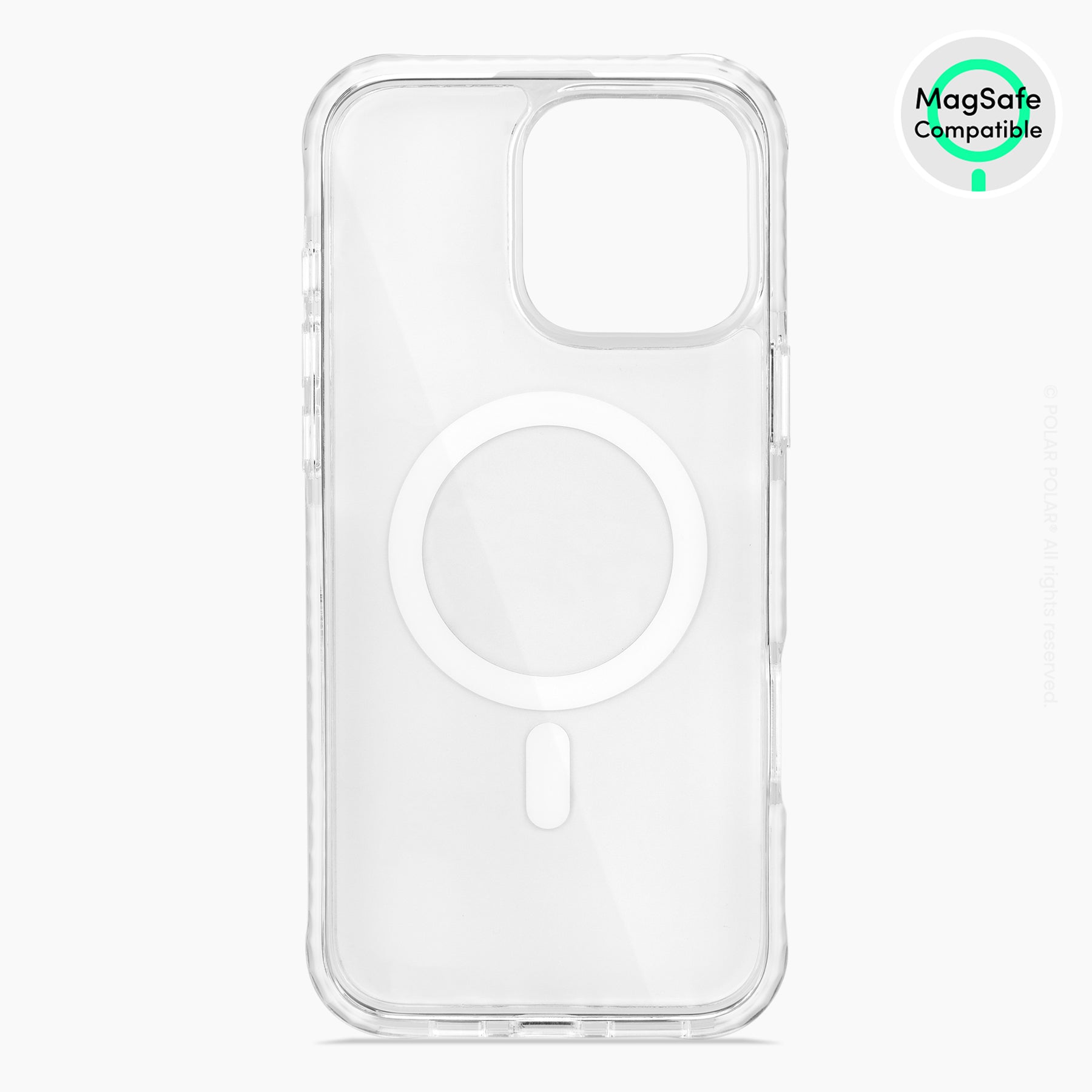 Blue Stripe - iPhone 16 Pro Max Clear Bumper MagSafe Case
