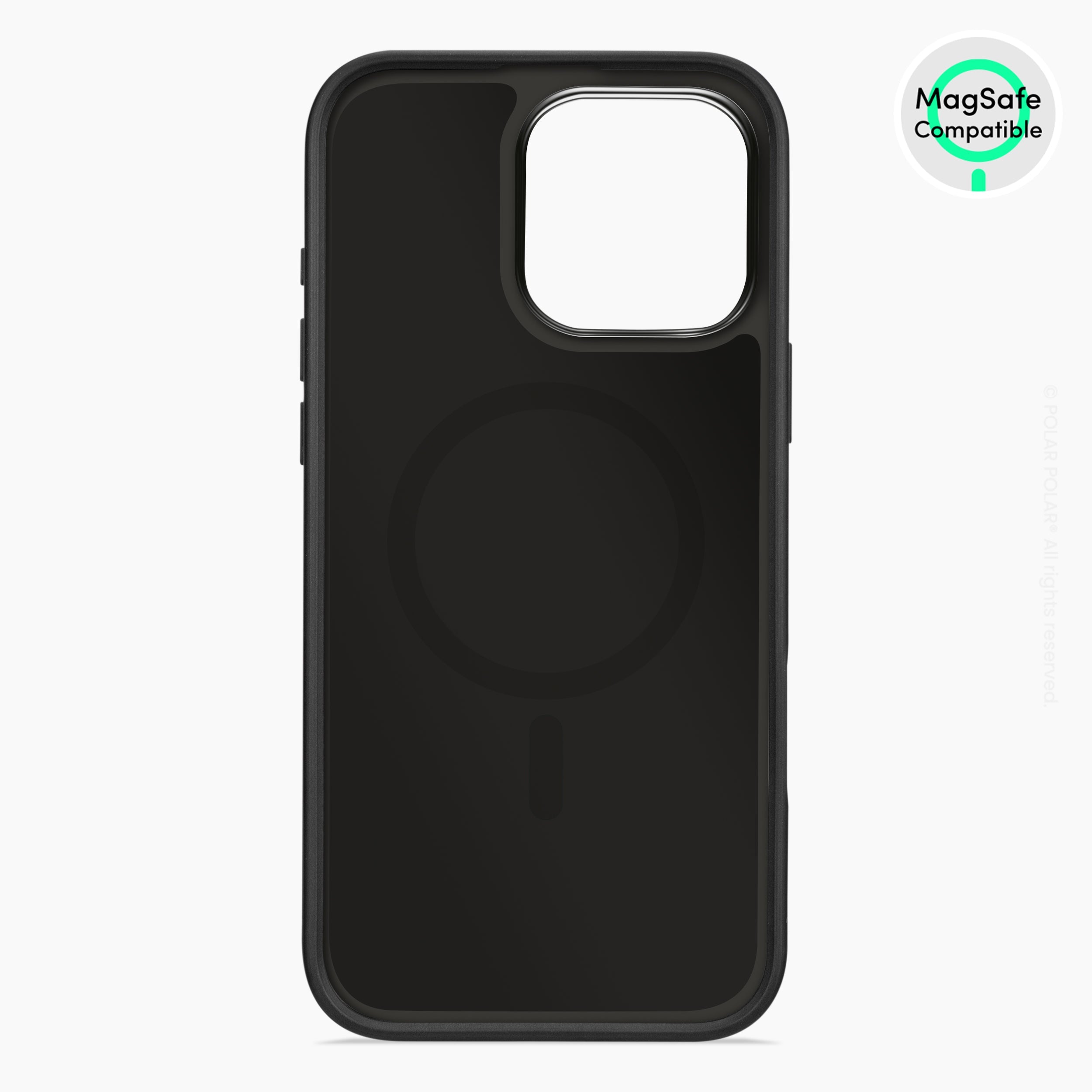 Beige Terrazzo - iPhone 16 Pro Max Frosted Black Bumper MagSafe Case