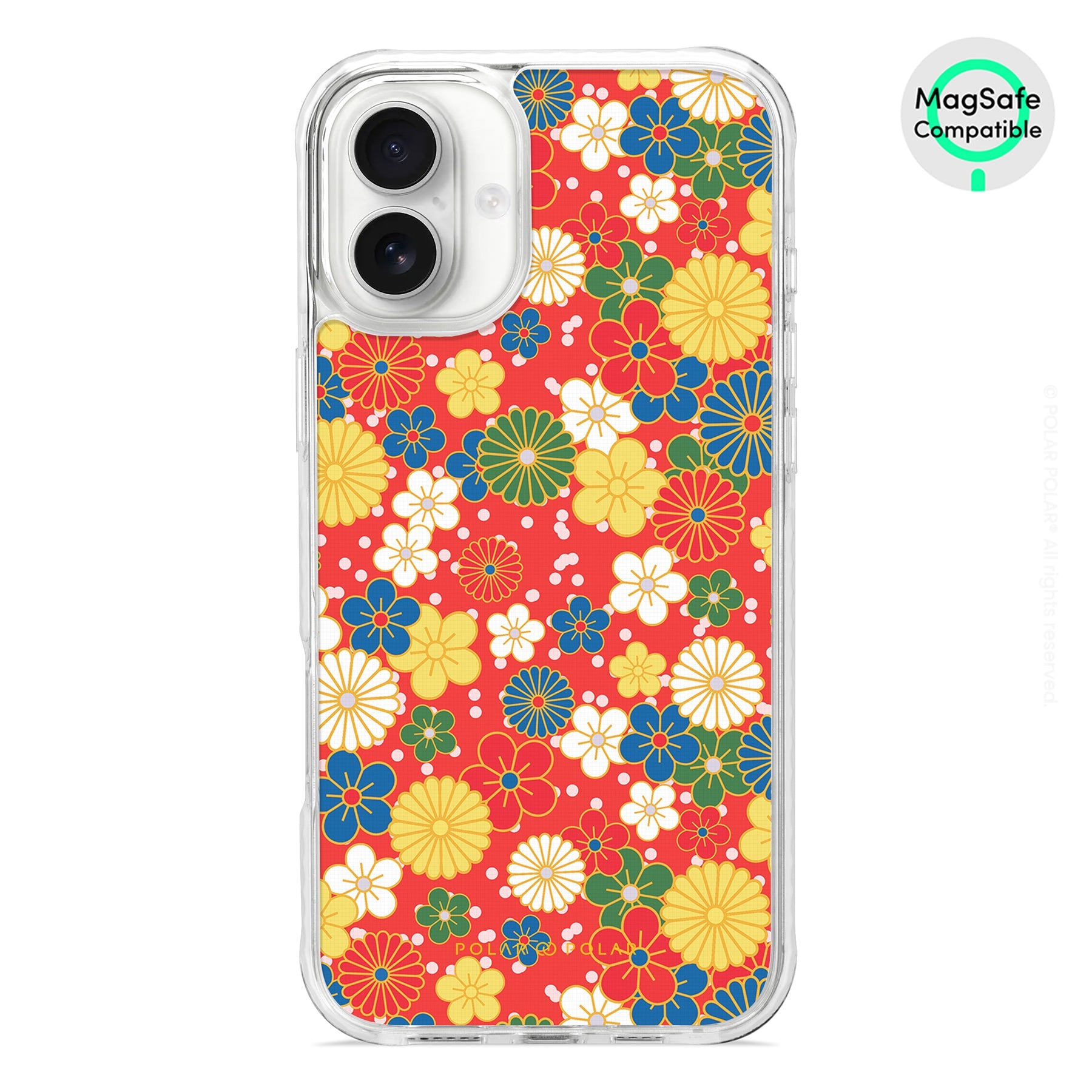 Japan Blossoms - iPhone 16 Plus Clear Bumper MagSafe Case