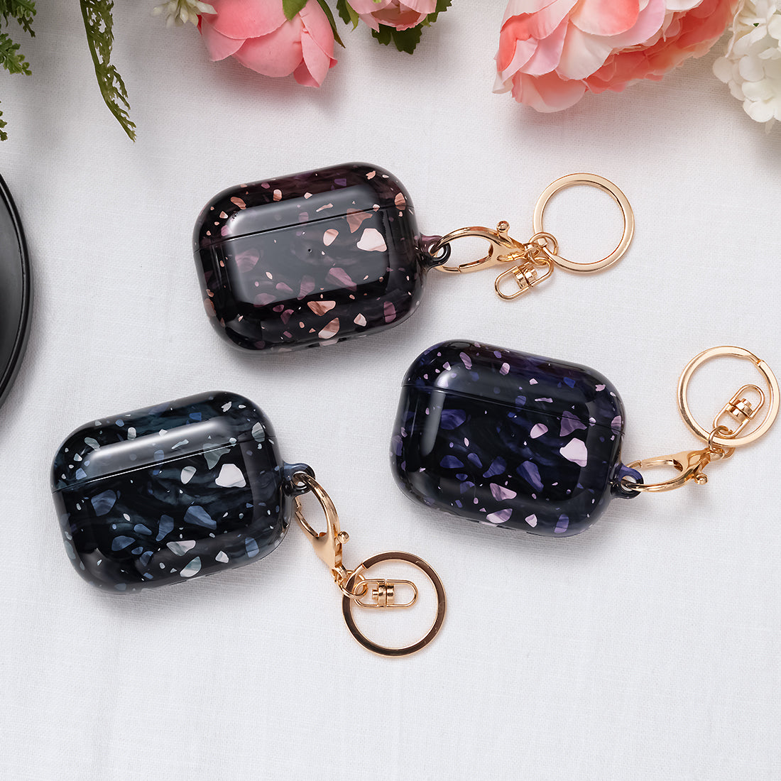 Lilac Terrazzo Gem | AirPods Pro 3 Case