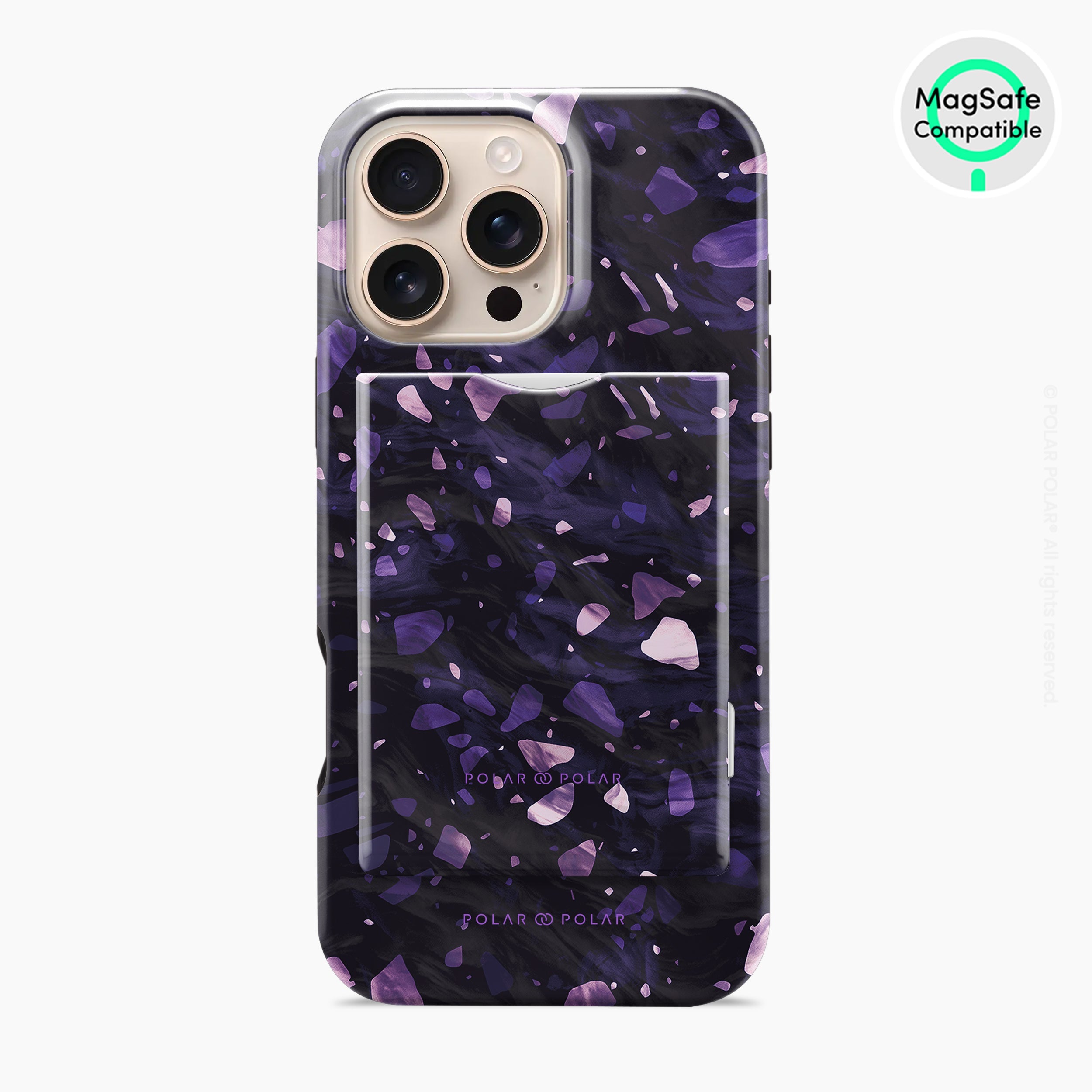 Lilac Terrazzo Gem MagSafe Wallet