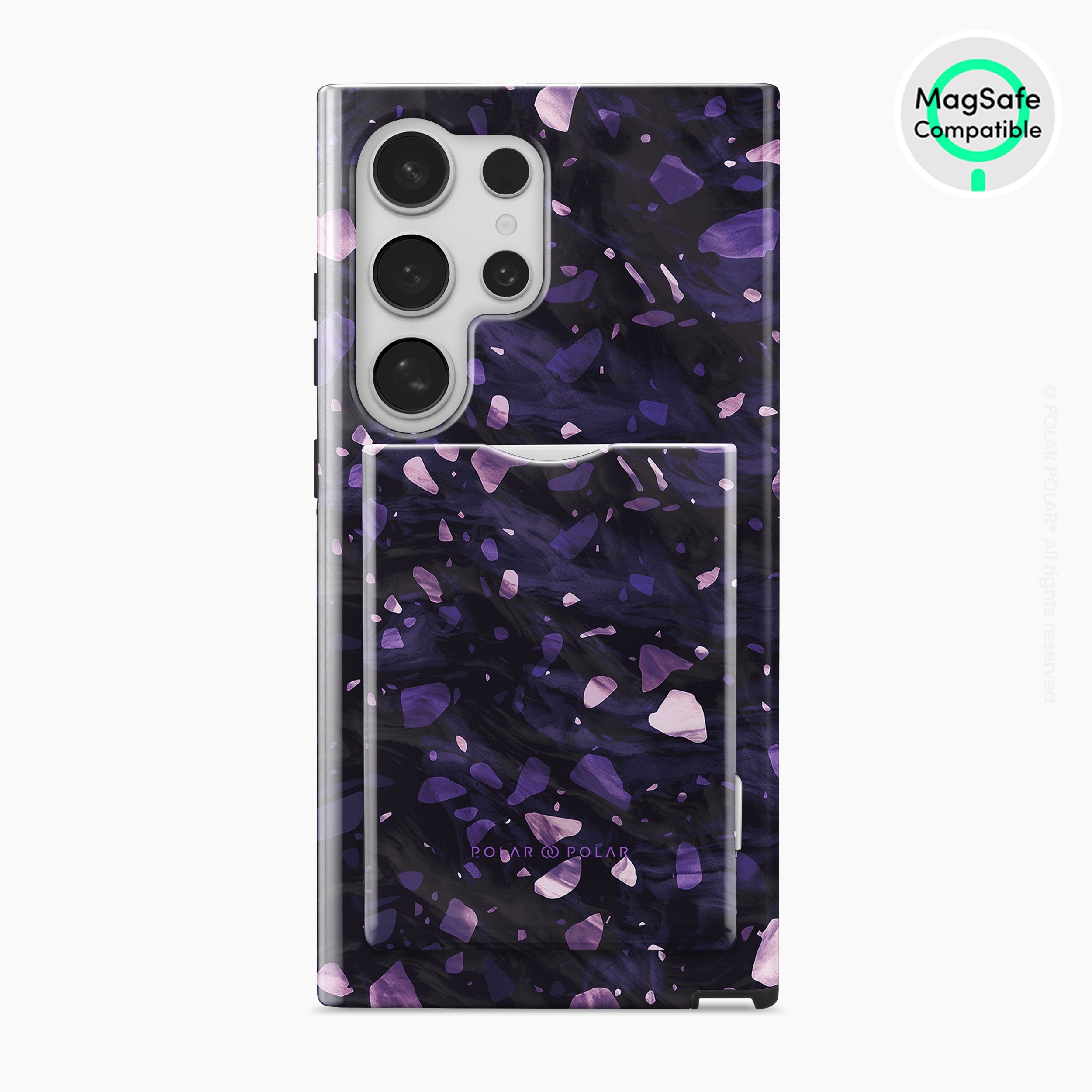 Lilac Terrazzo Gem MagSafe Wallet