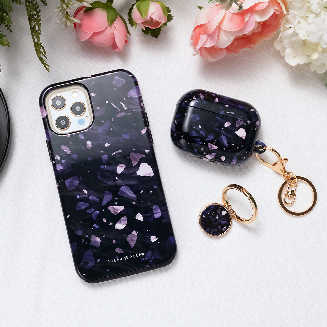 Lilac Terrazzo Gem - iPhone 17 Pro Max Case
