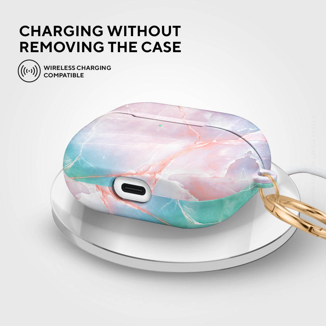 Marble Samsung Galaxy Buds3 Case - Magic Heaven cute and personalisable Buds3 Case - POLAR POLAR