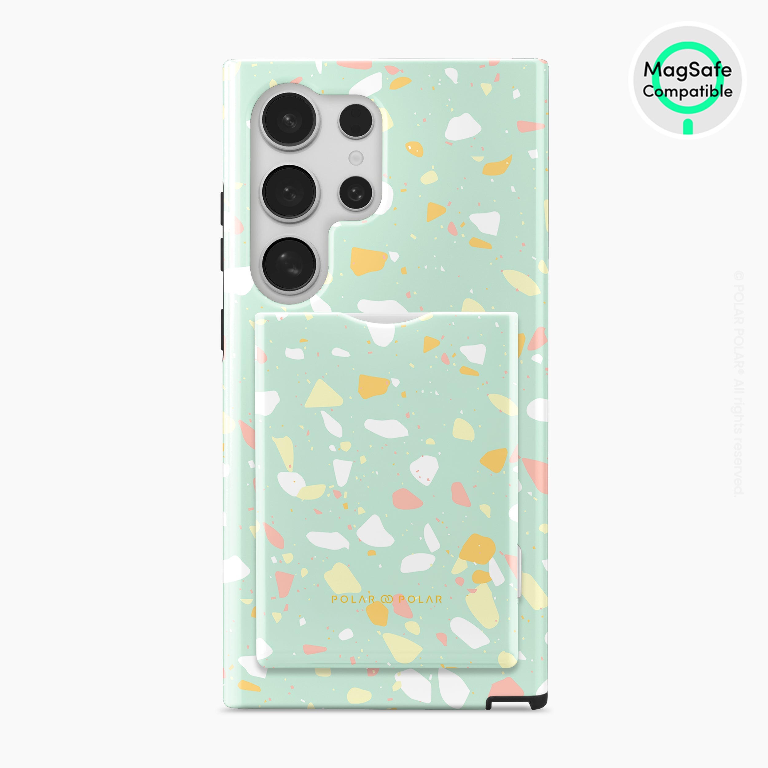 Mist Green Terrazzo MagSafe Wallet