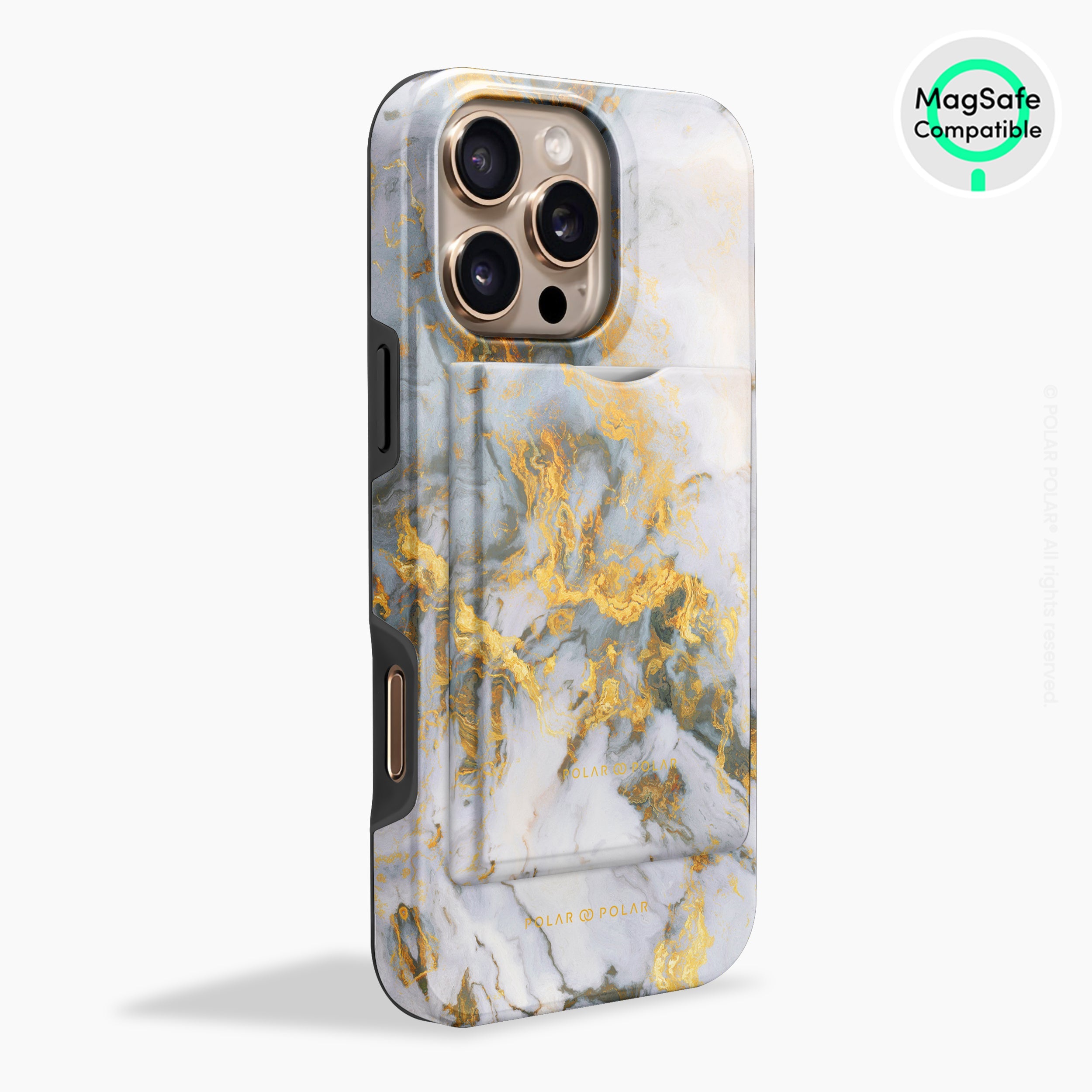 Mist Marble MagSafe Wallet