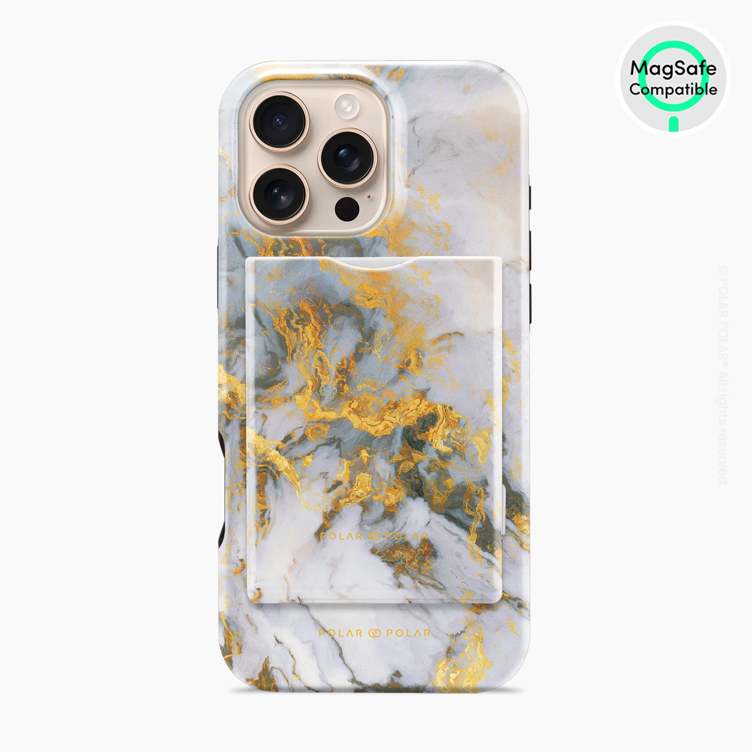 Mist Marble MagSafe Wallet