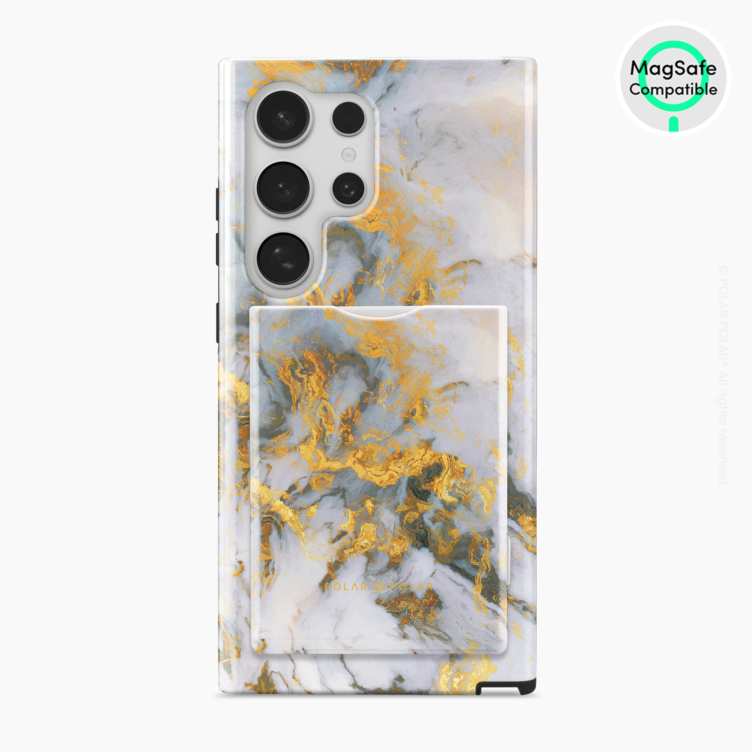 Mist Marble MagSafe Wallet
