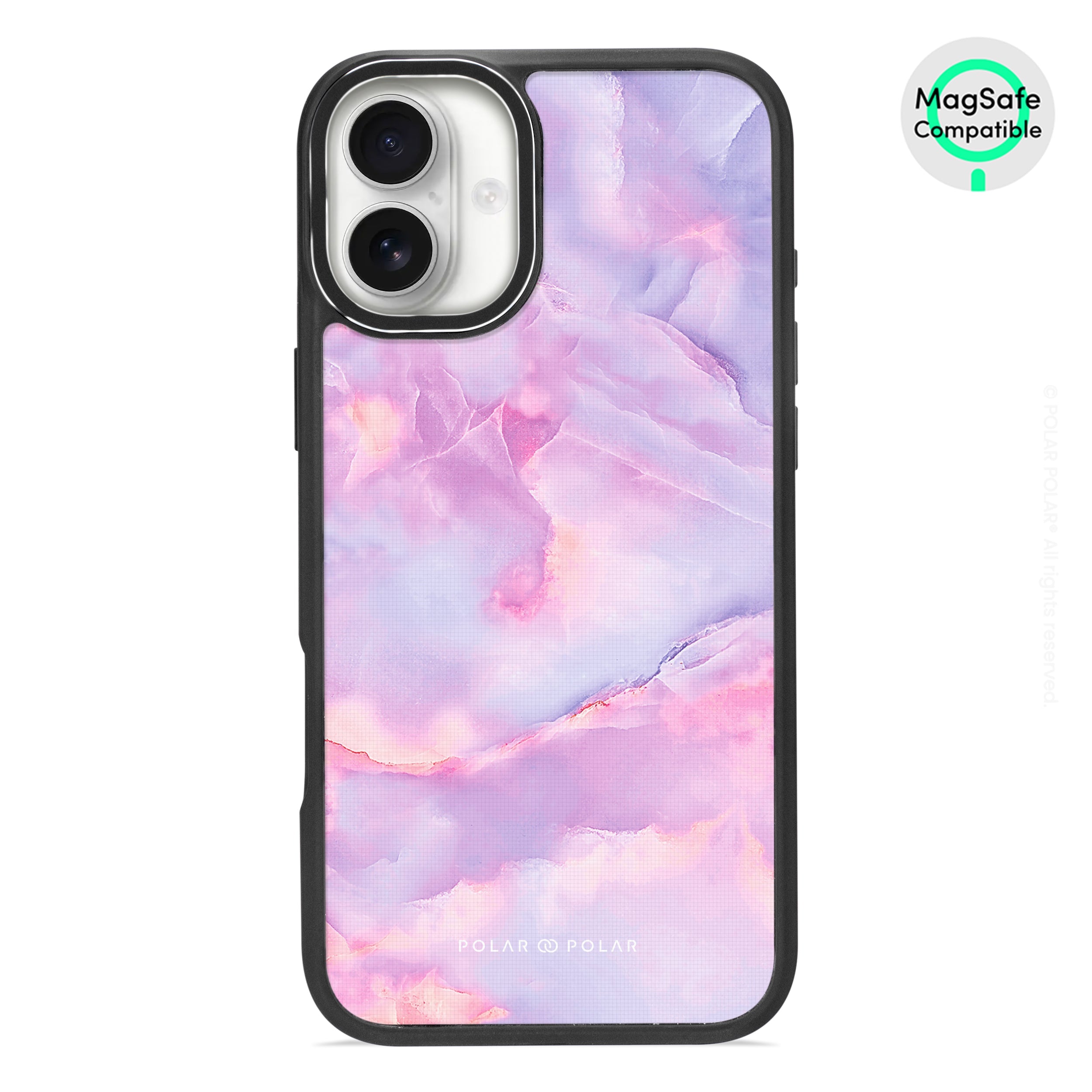 Mythical Sky - iPhone 16 Plus Frosted Black Bumper MagSafe Case