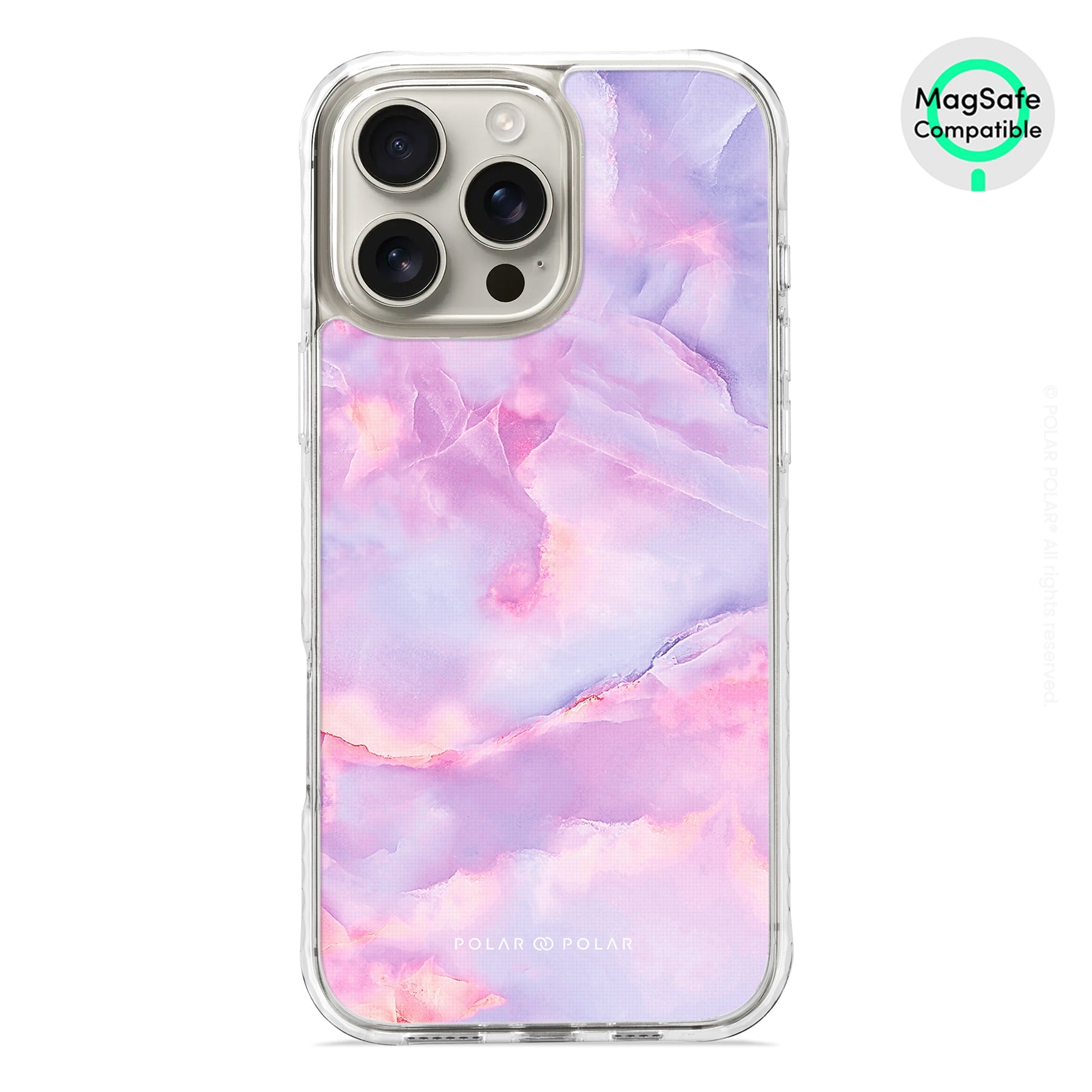 Mythical Sky - iPhone 16 Pro Max Clear Bumper MagSafe Case